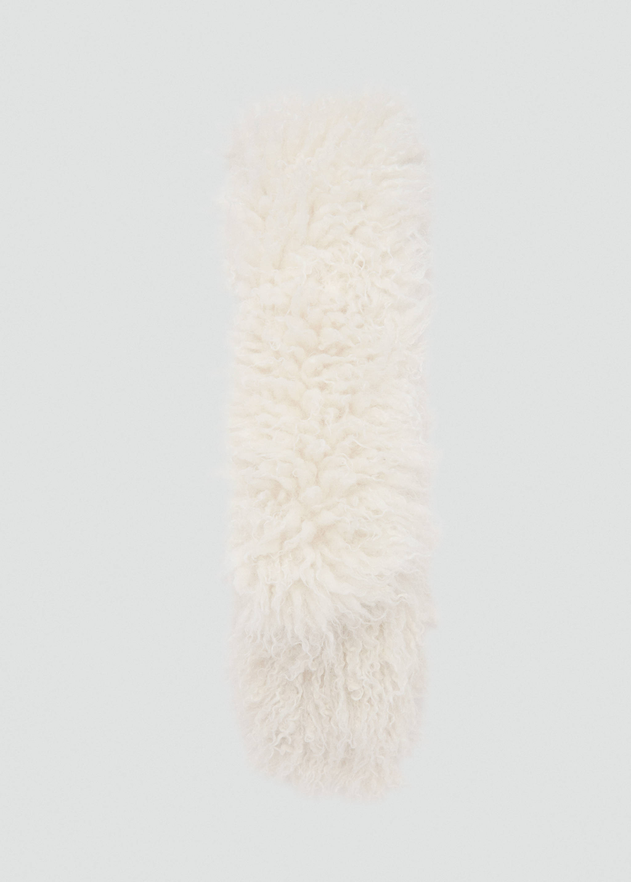 Faux-fur scarf - Article without model