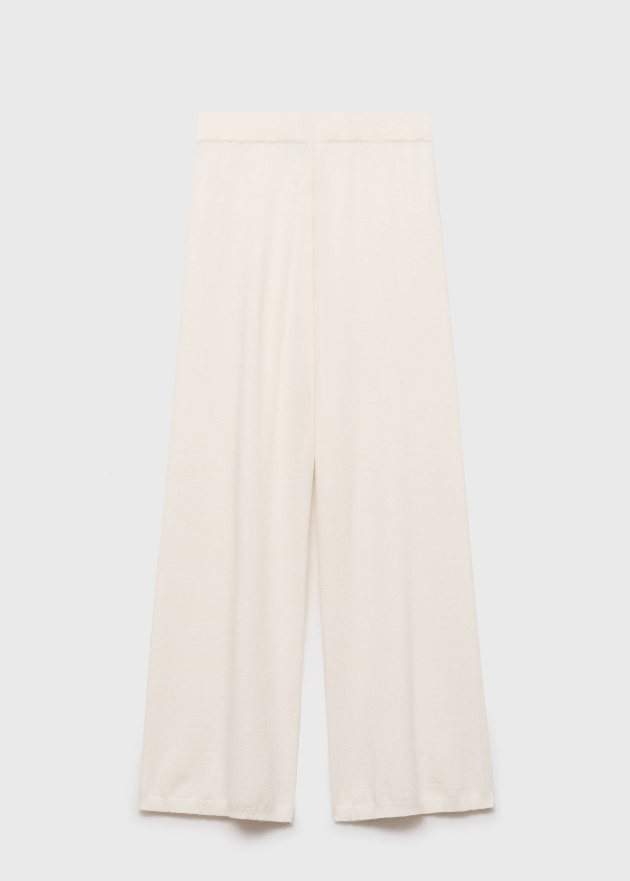 Fine-knit wide leg trousers - Article without model