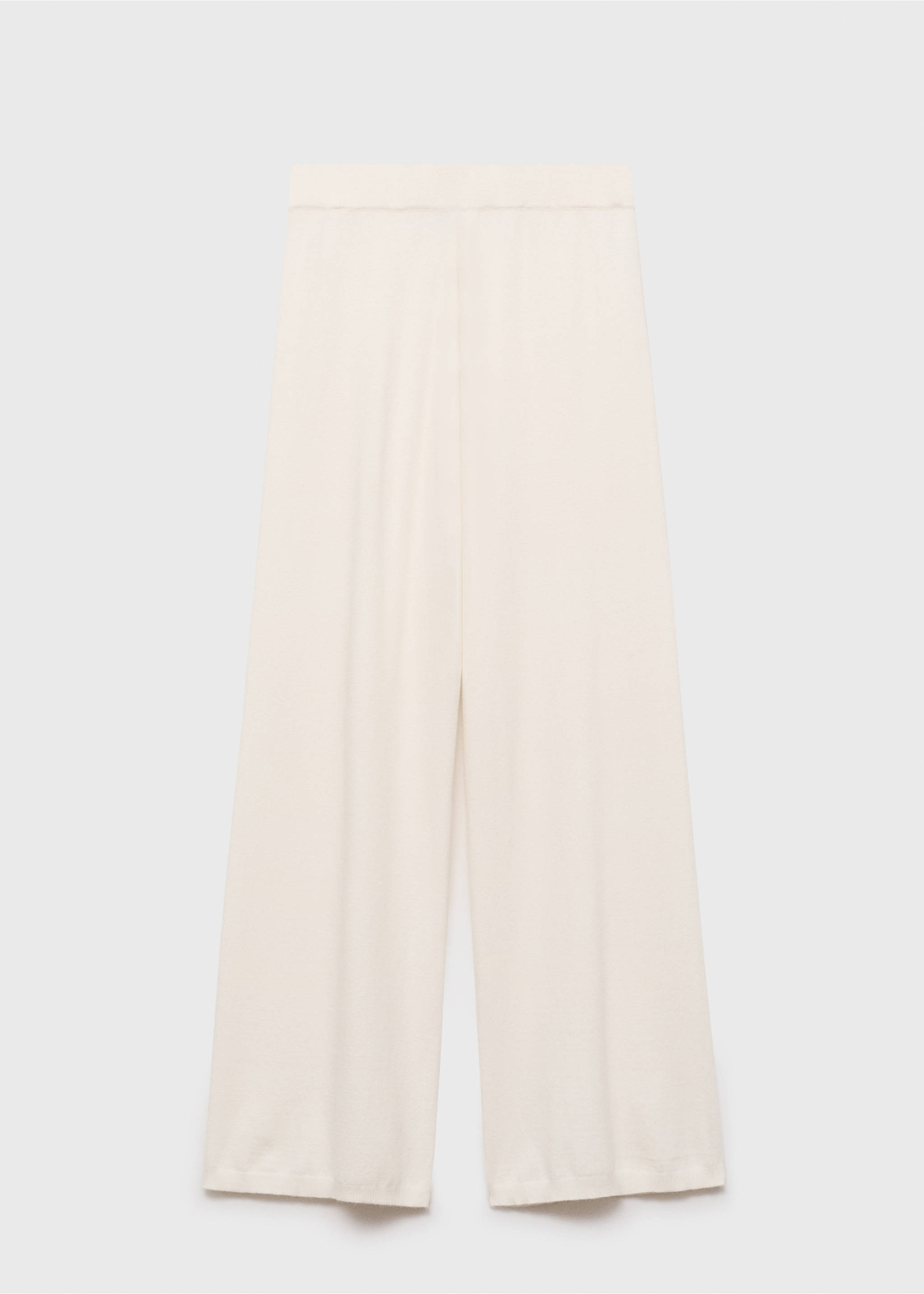 Pantalon large maille fine - Article sans modèle, Écru. Ref: 87080425-00.