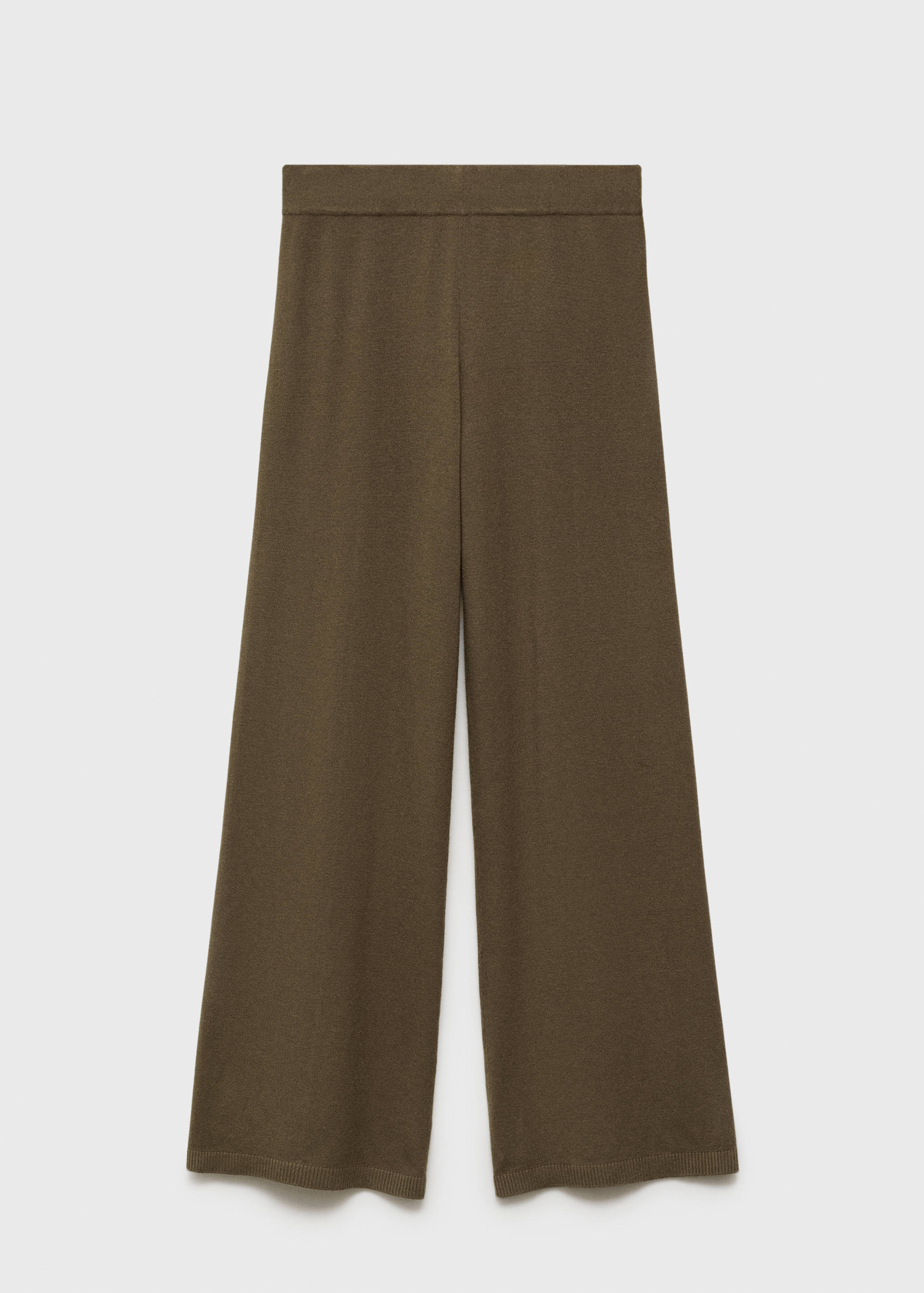Fine-knit wide leg trousers - Article without model