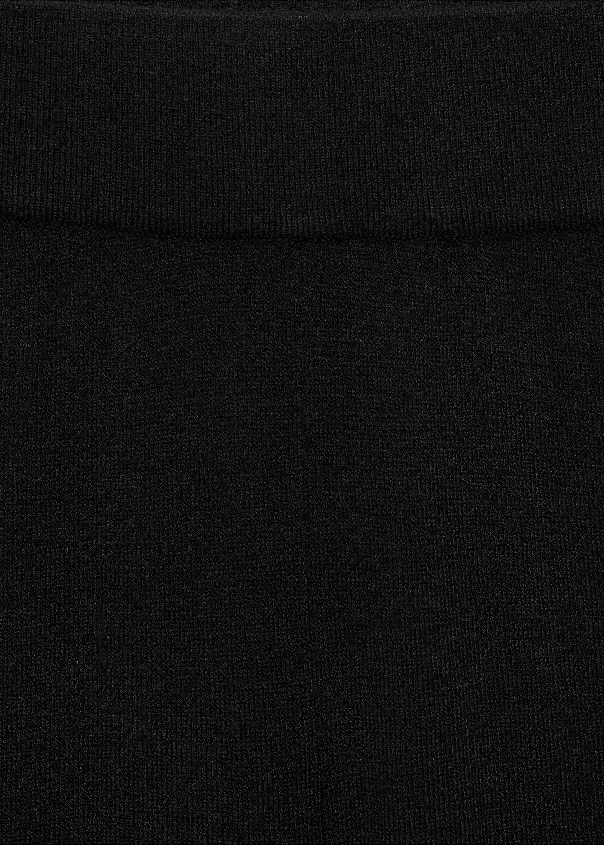 Pantalon large maille fine - Détail de l'article 8, Noir. Ref: 87080425-00.