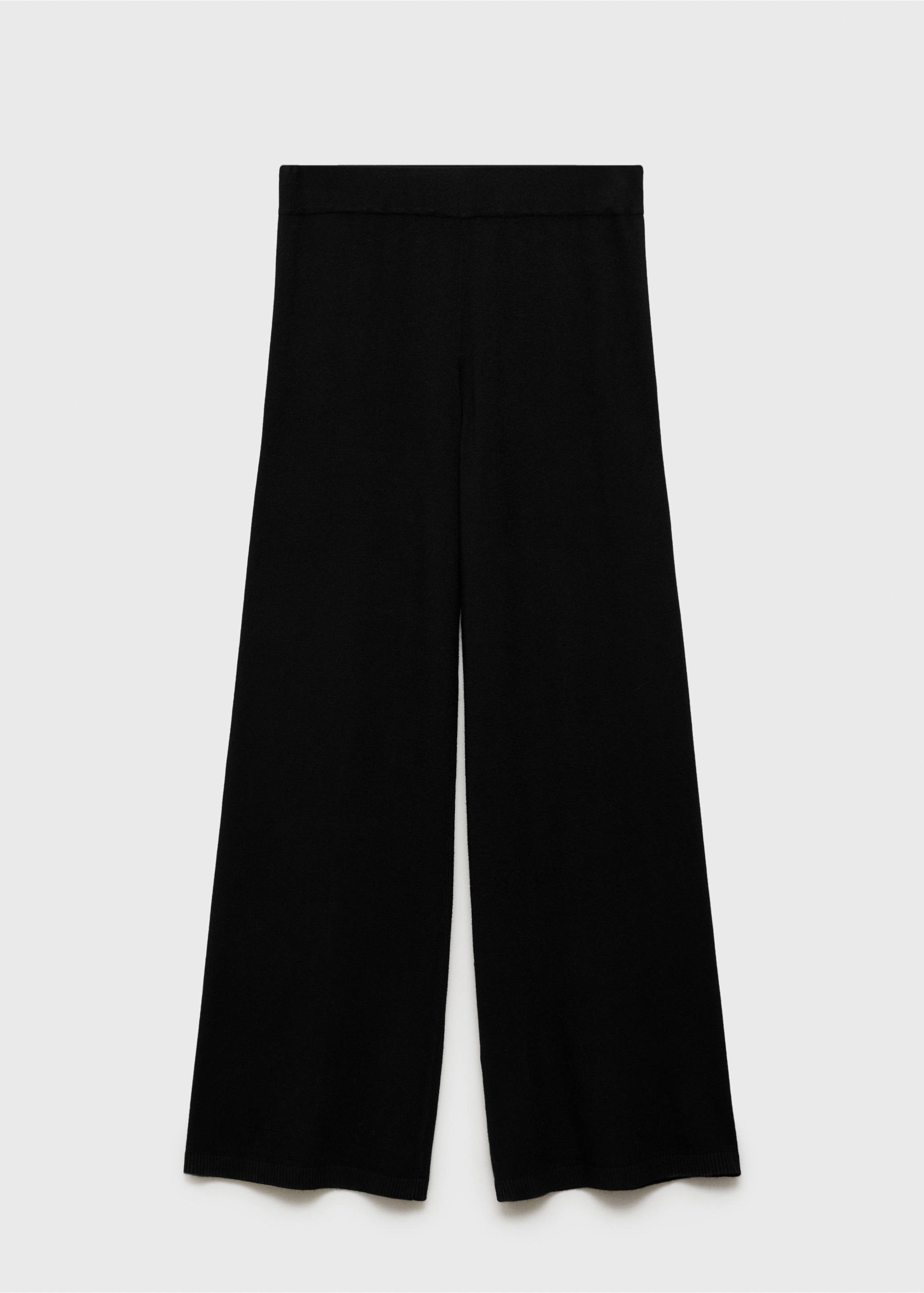 Pantalon large maille fine - Article sans modèle, Noir. Ref: 87080425-00.