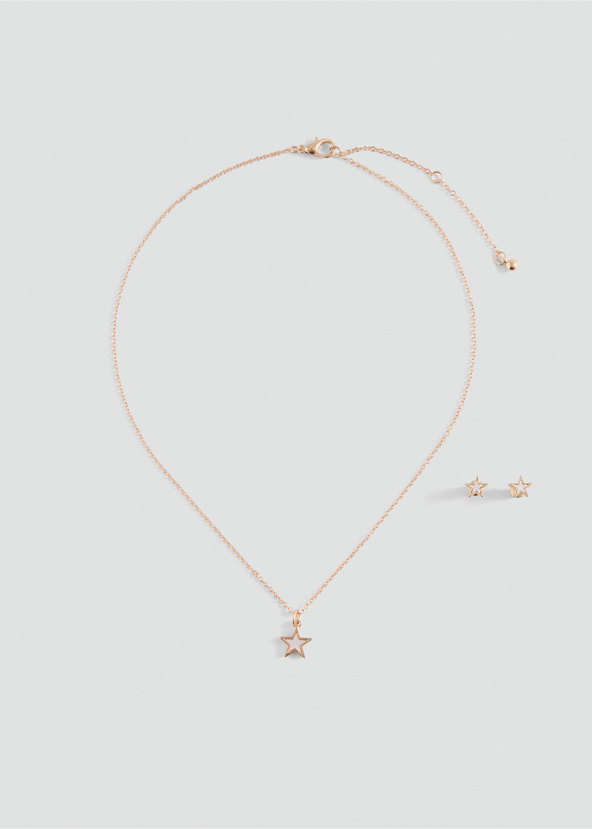 Necklaces and earrings set - Article without model, Gold. Ref: 87080430-00.