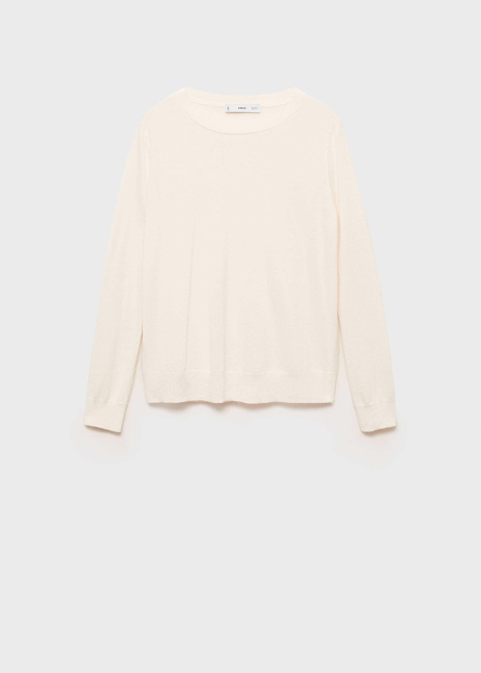 Rundhalspullover aus Wollgemisch - Artikel ohne Model