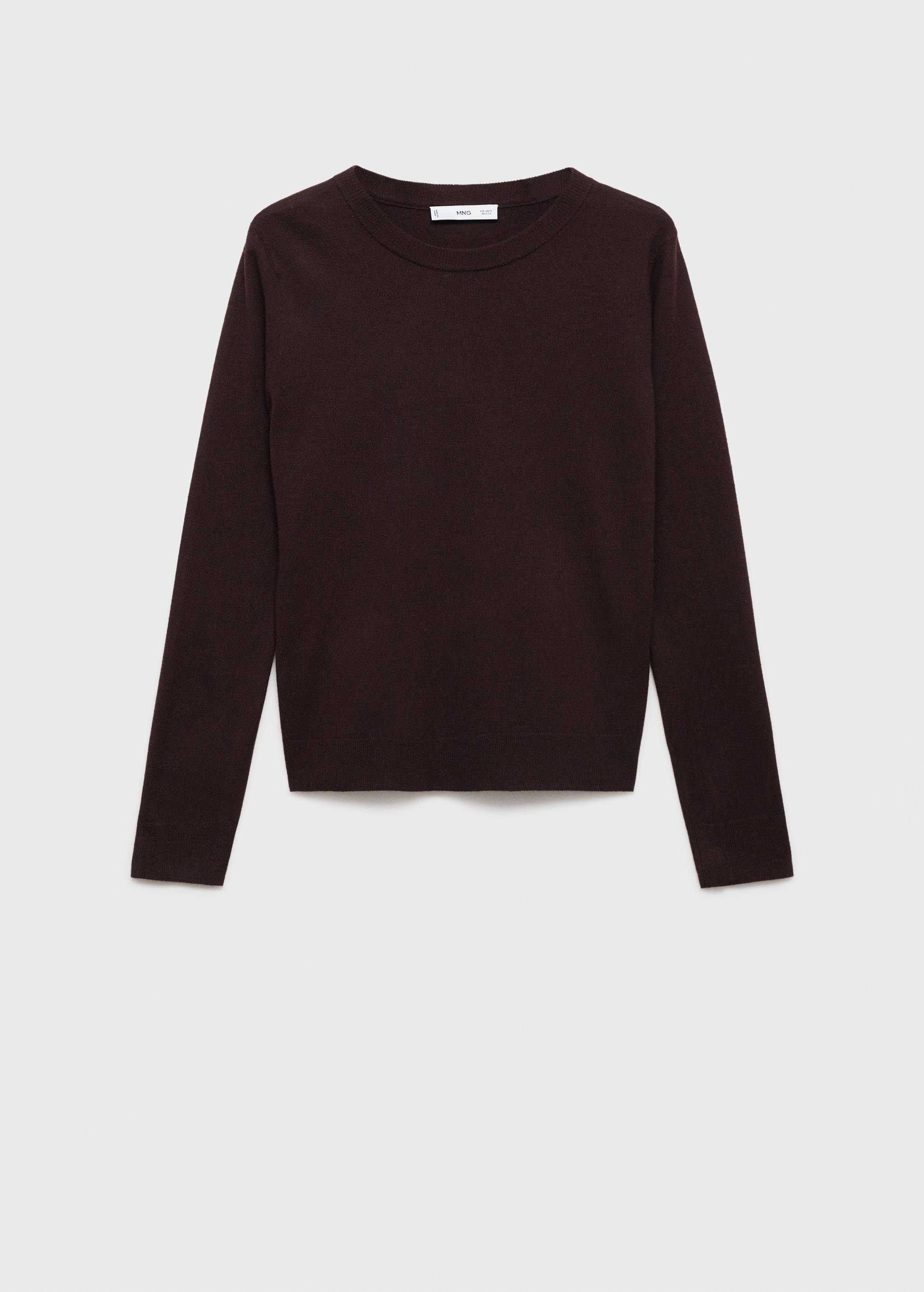 Wool-blend round-neck sweater - Article without model