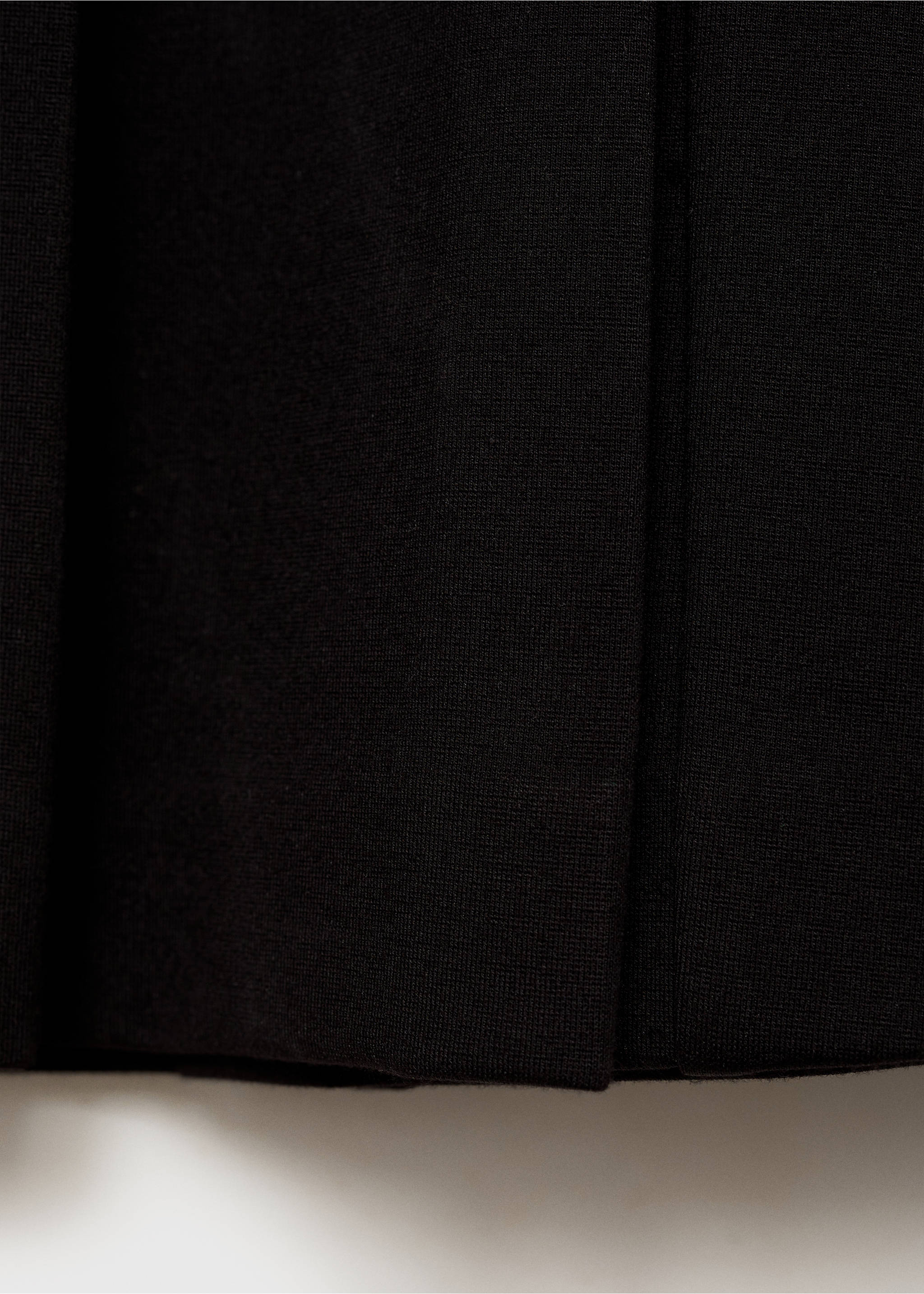 Φούστα μίνι πιέτες - Λεπτομέρεια του προϊόντος 0, Μαύρο. Ref: 87080435-00.