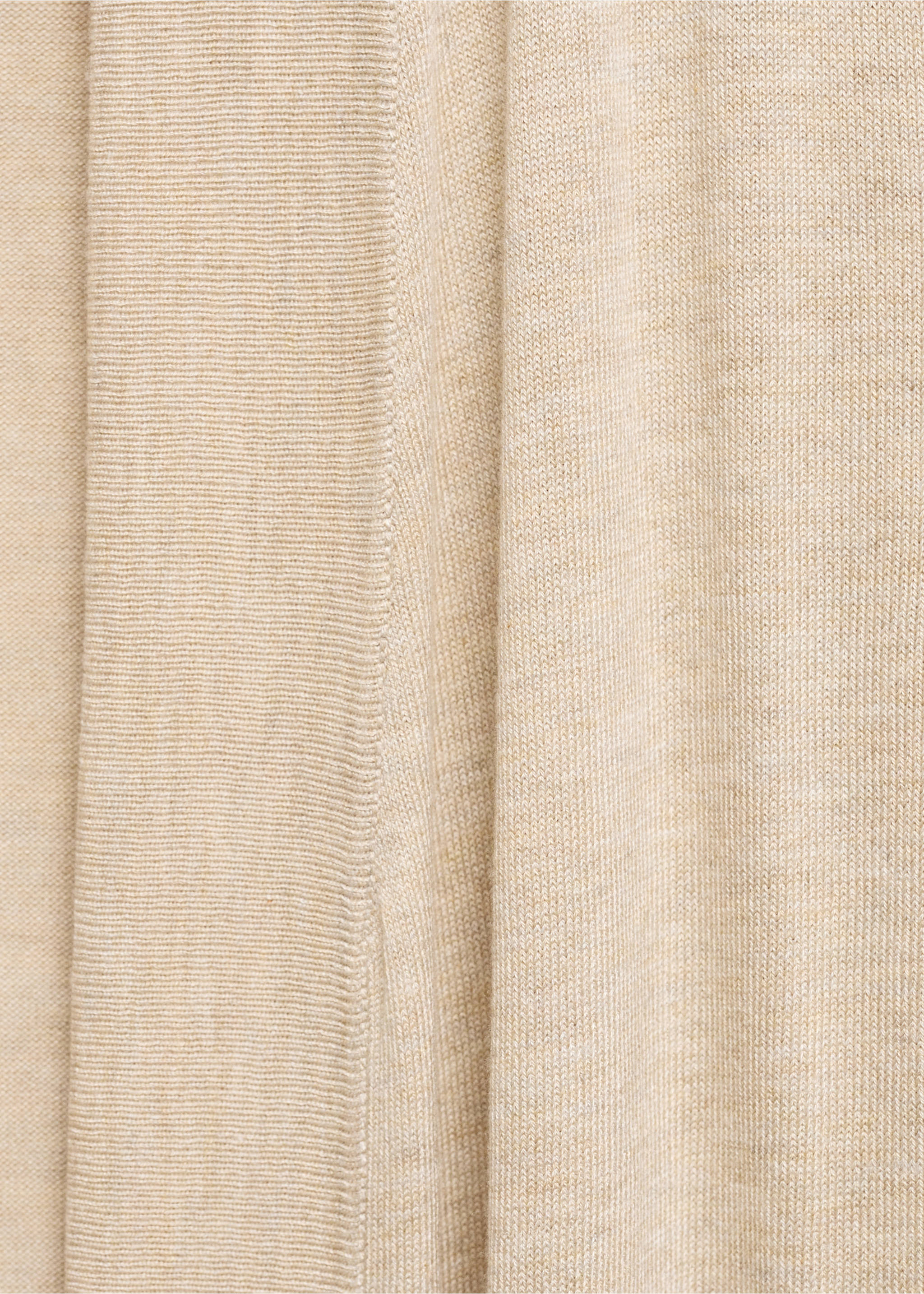 Finstickad cardigan - Detaljer om artikeln 0, Sand. Ref: 87080437-00.