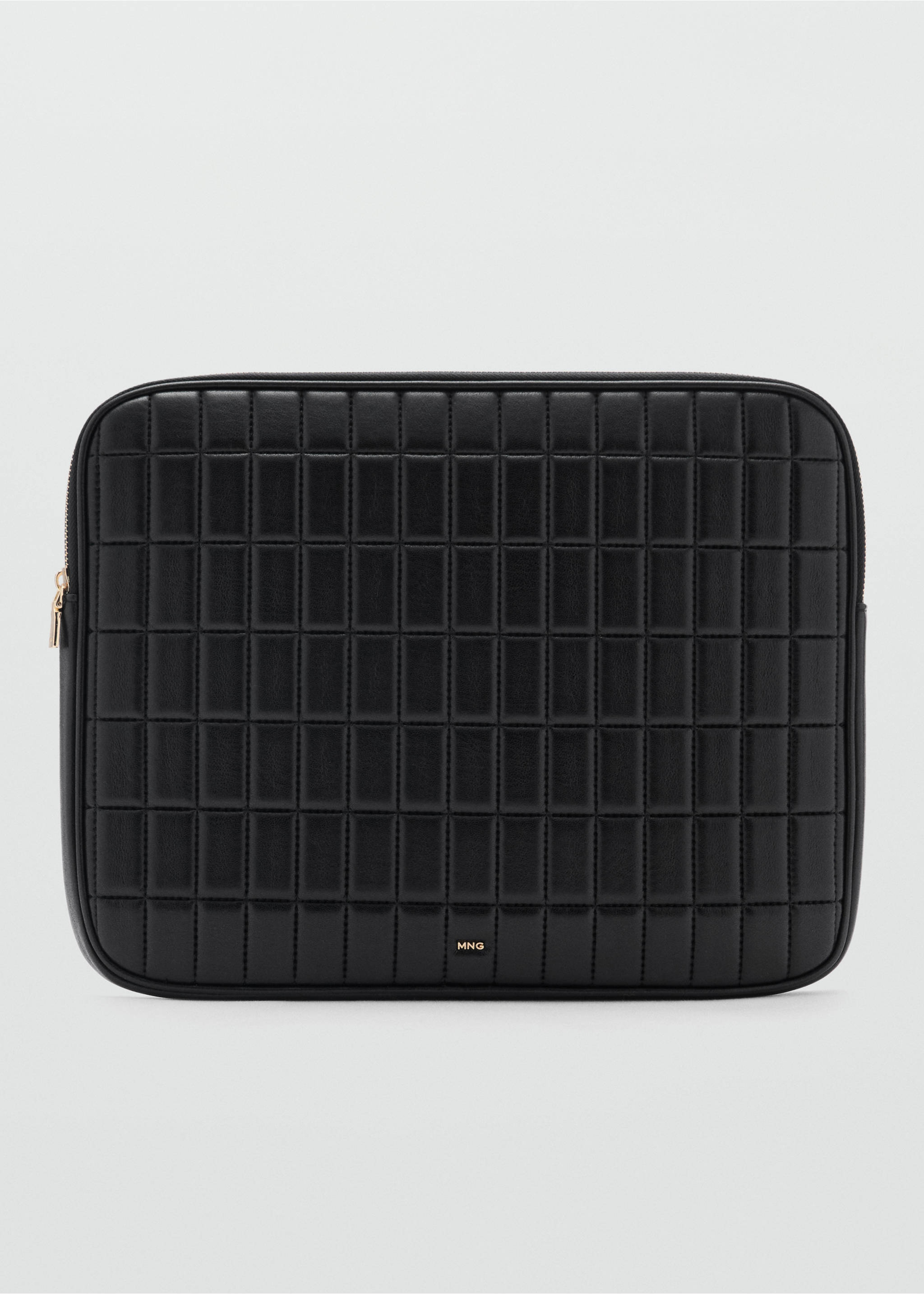 Gesteppte Laptop-Hülle - Artikel ohne Model, Schwarz. Ref: 87080441-00.