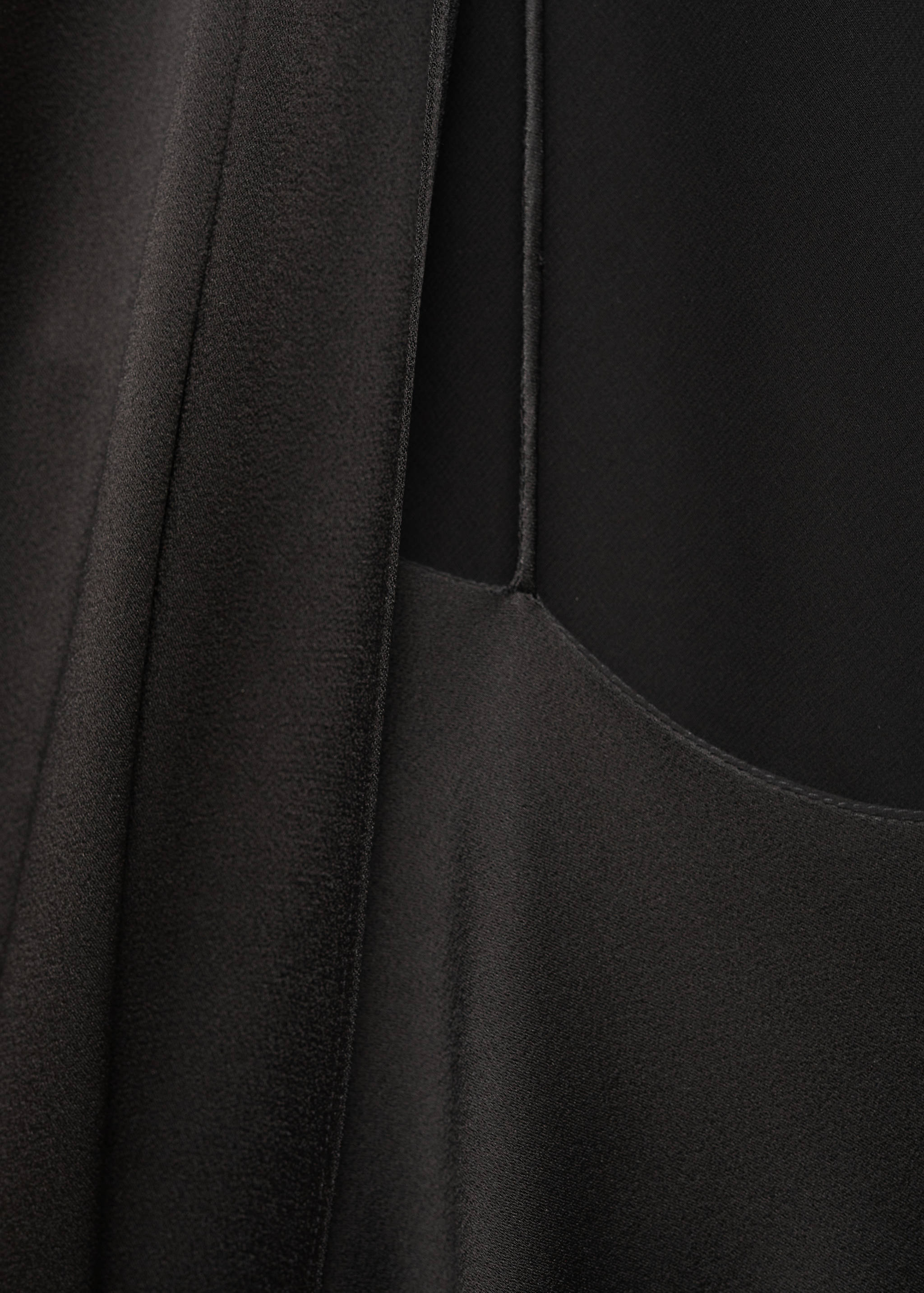 Asymmetrical bow-neck dress - Details of the article 0