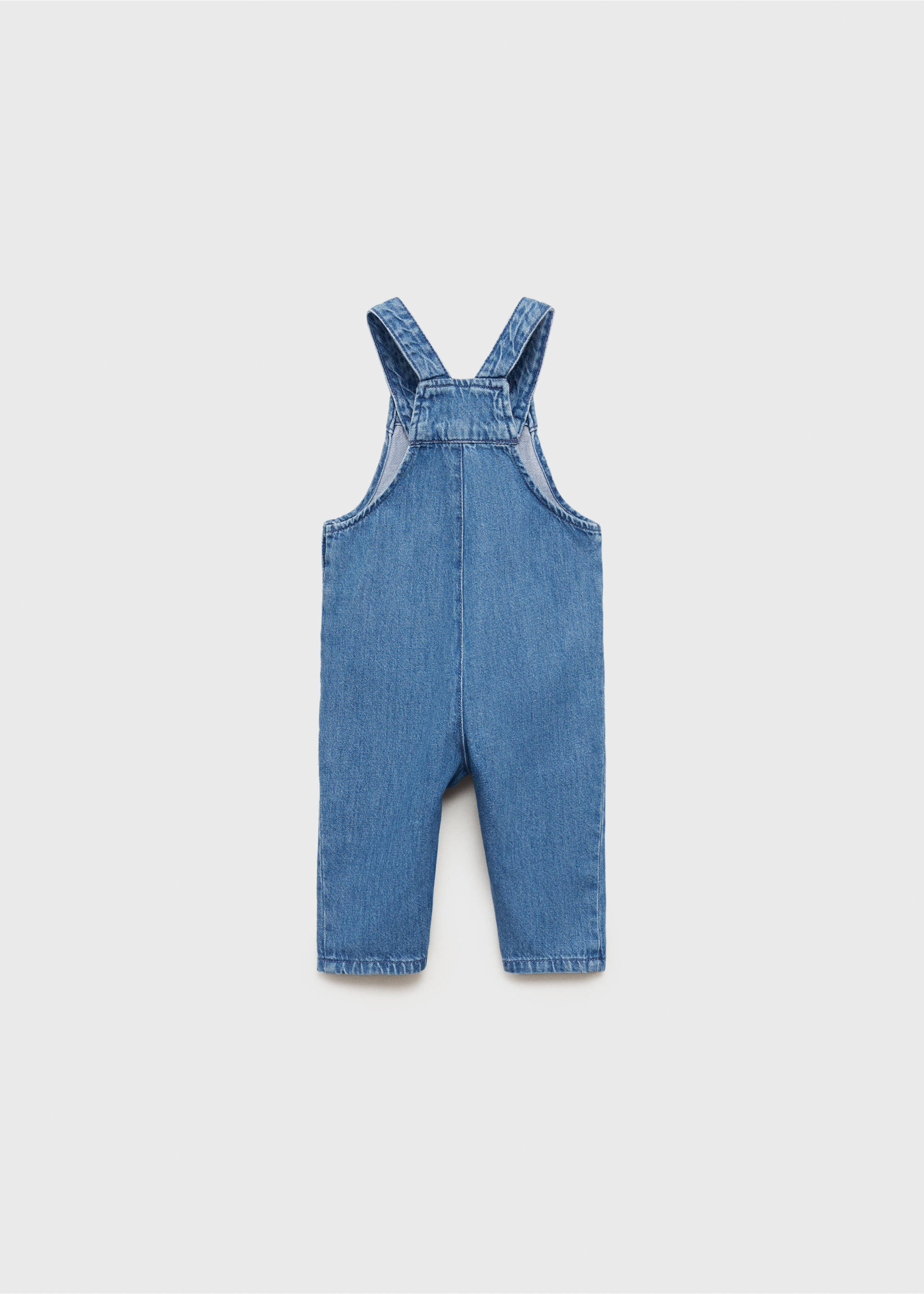 Long denim dungarees - Reverse of the article, Medium Blue. Ref: 87080448-00.