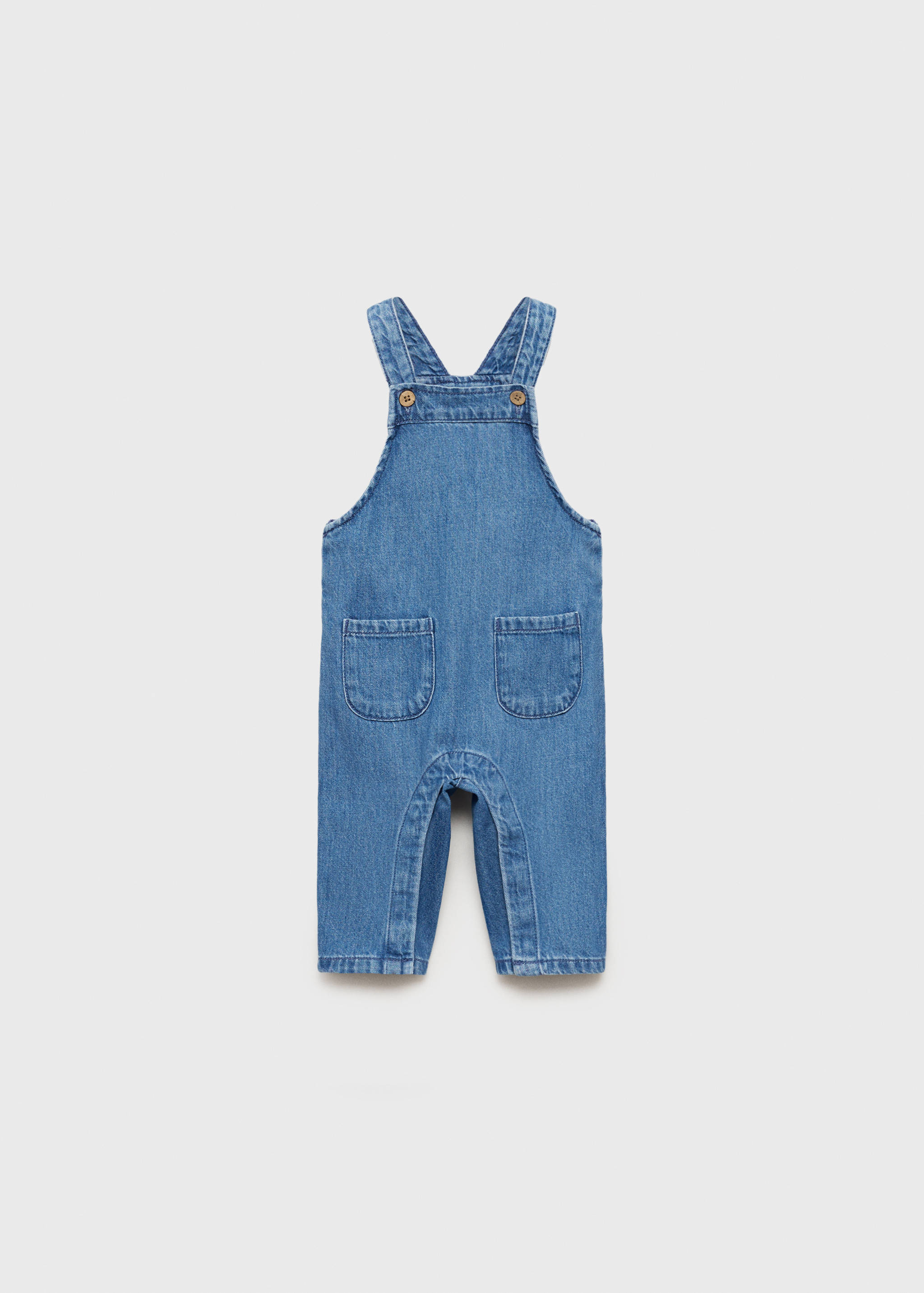 Long denim dungarees - Article without model
