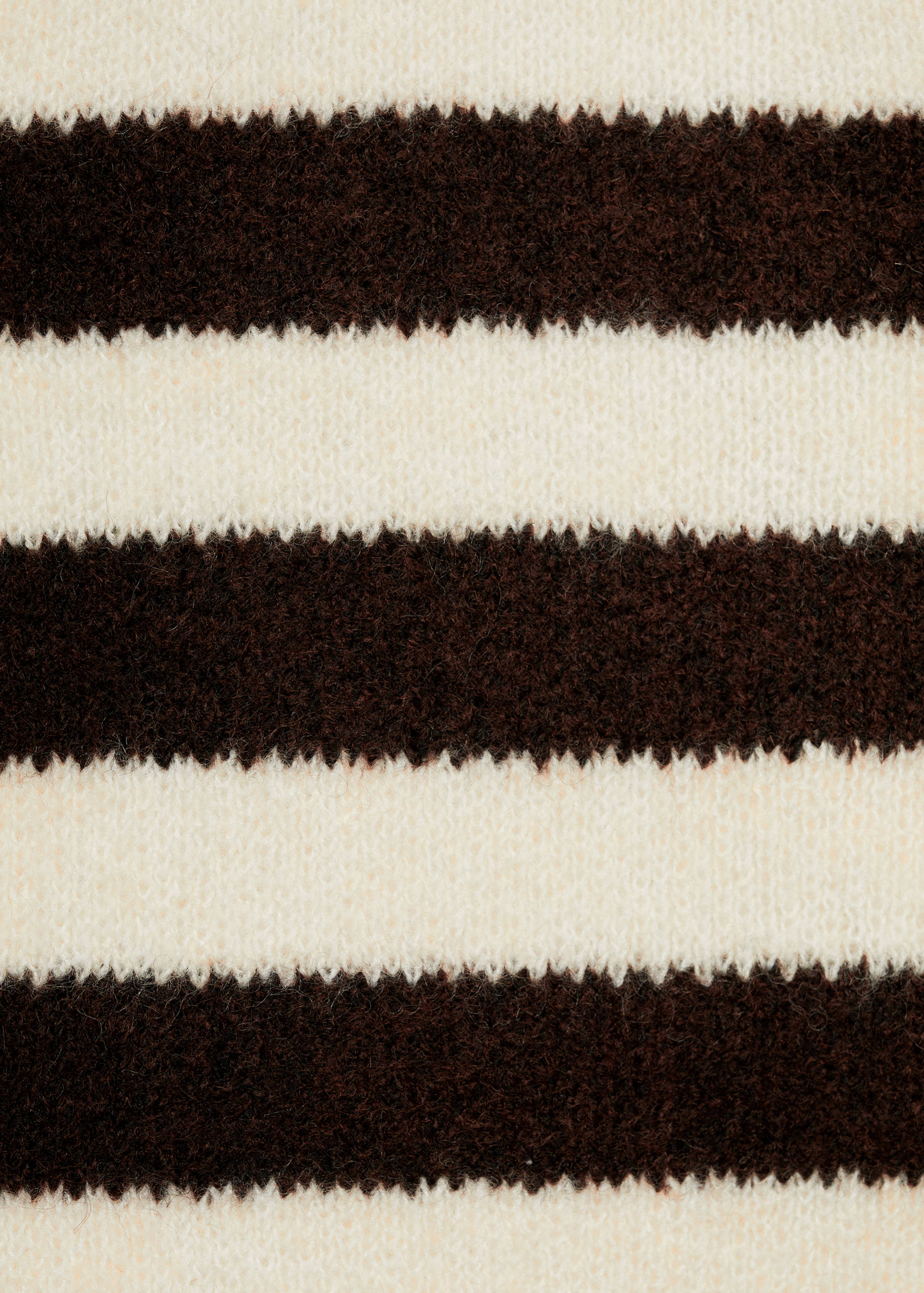 Striped cardigan with buttons - Details of the article 0