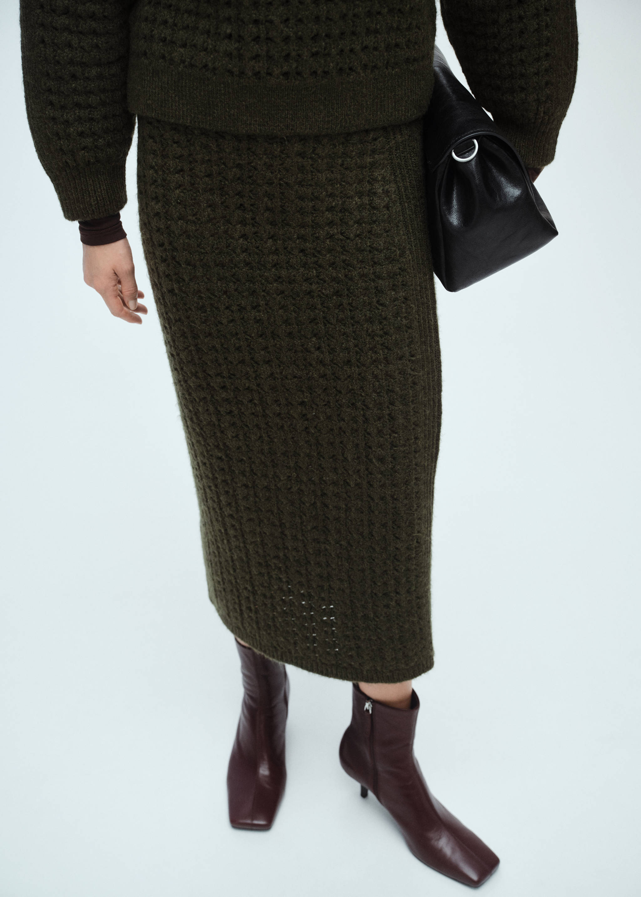 Hullstrikket skjørt - Halvtotal bildeutsnitt