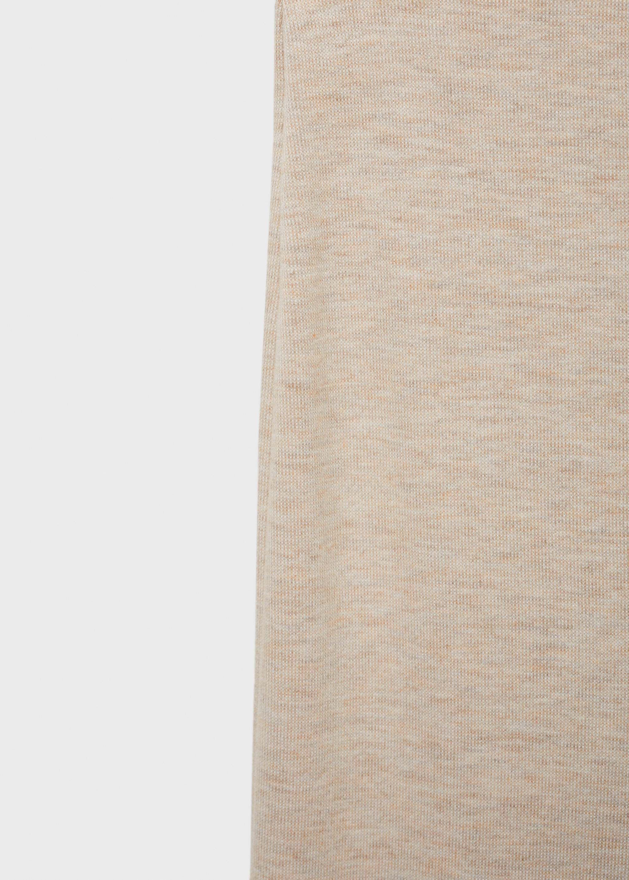 Fine-knit wide leg trousers - Details of the article 8