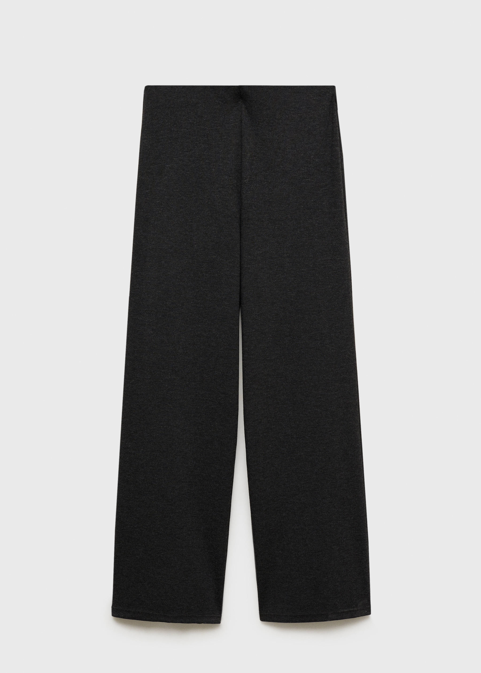 Kalhoty wide leg z jemného úpletu - Zboží bez modelu