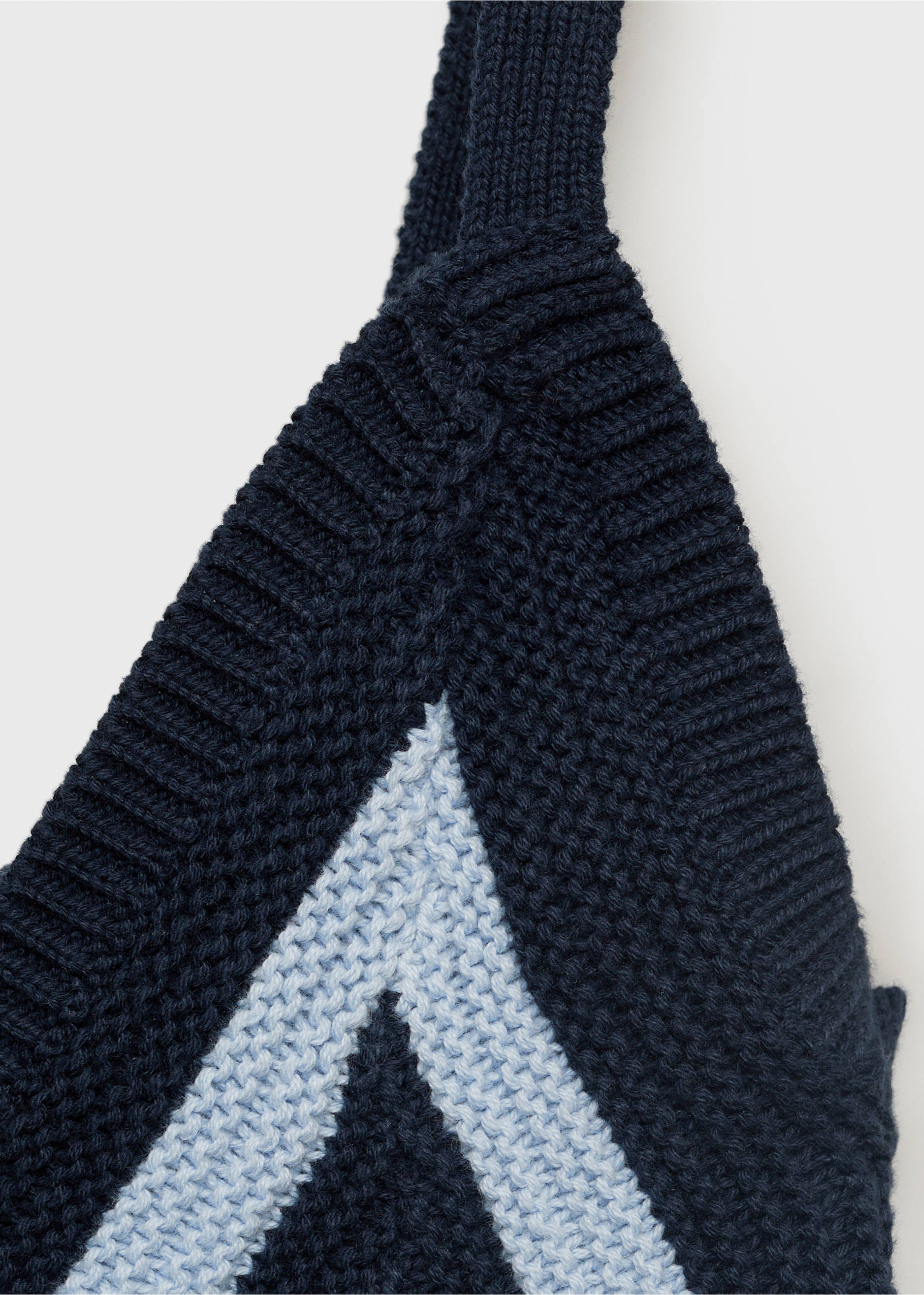 Top punto crochet - Detalle del artículo 8, Azul marino. Ref: 87080458-00.