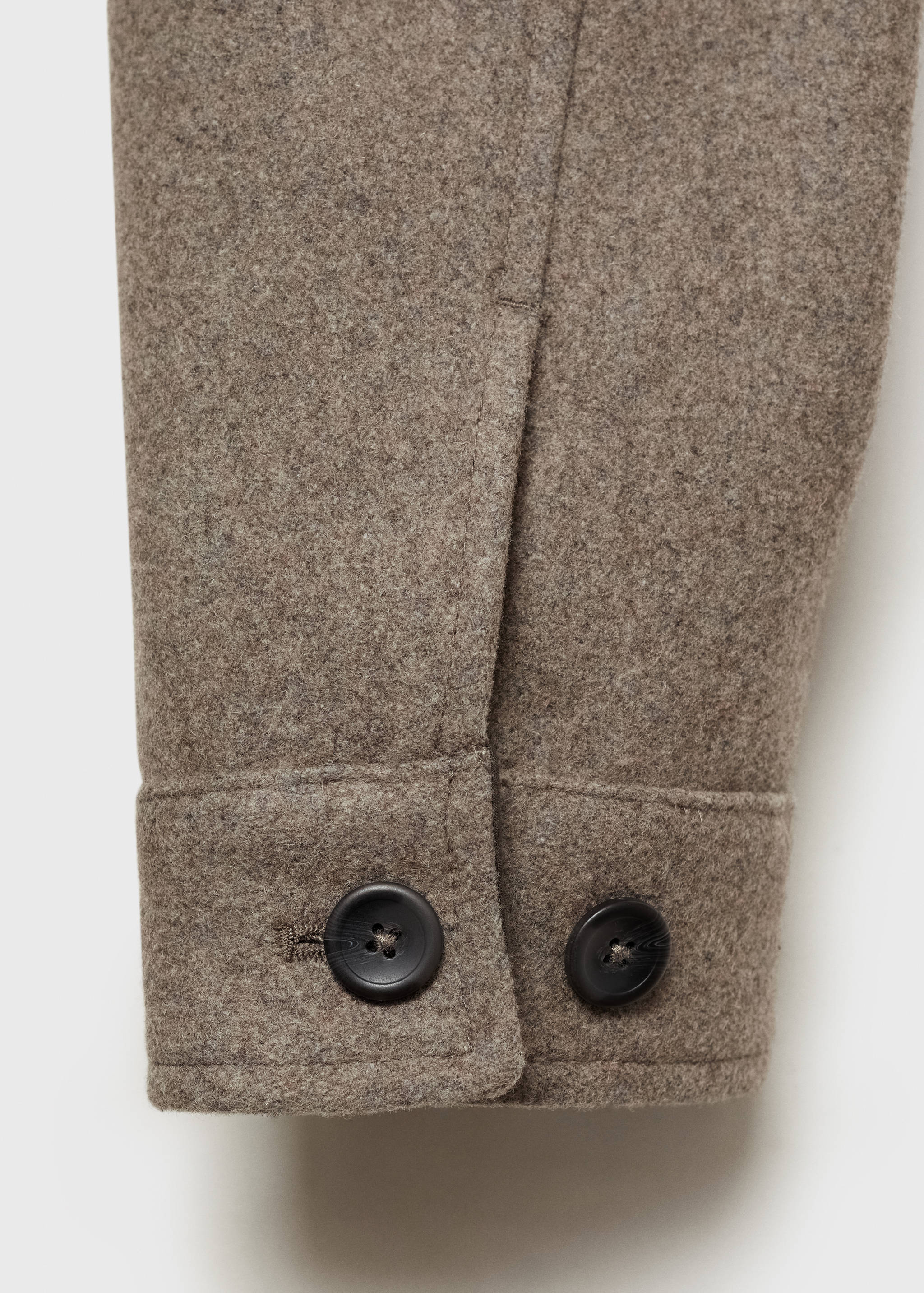 Overshirt aus Flanell-Woll-Gemisch - Detail des Artikels 0