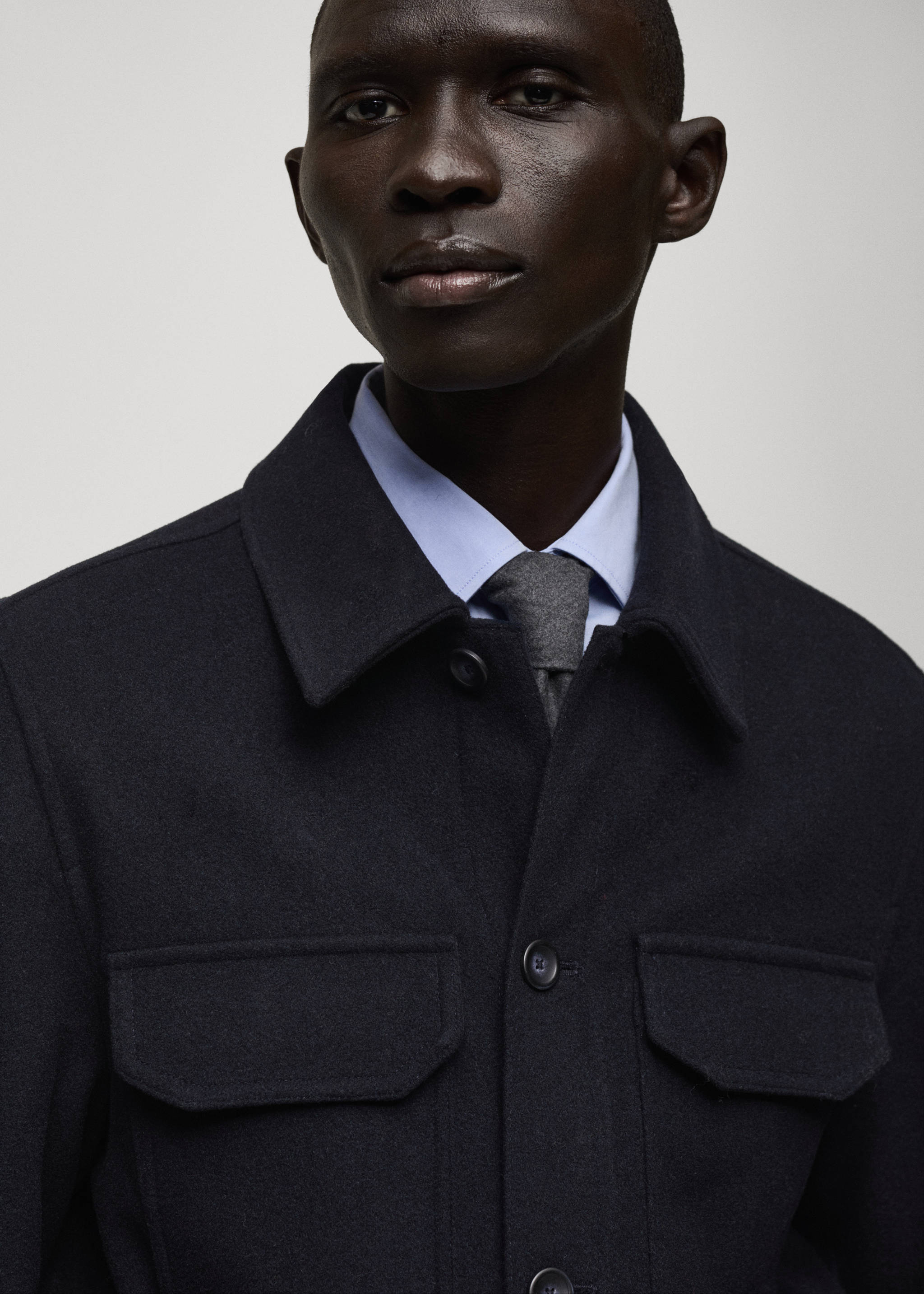 Flanellen overhemdjasje van een wolblend - Detail van het artikel 1