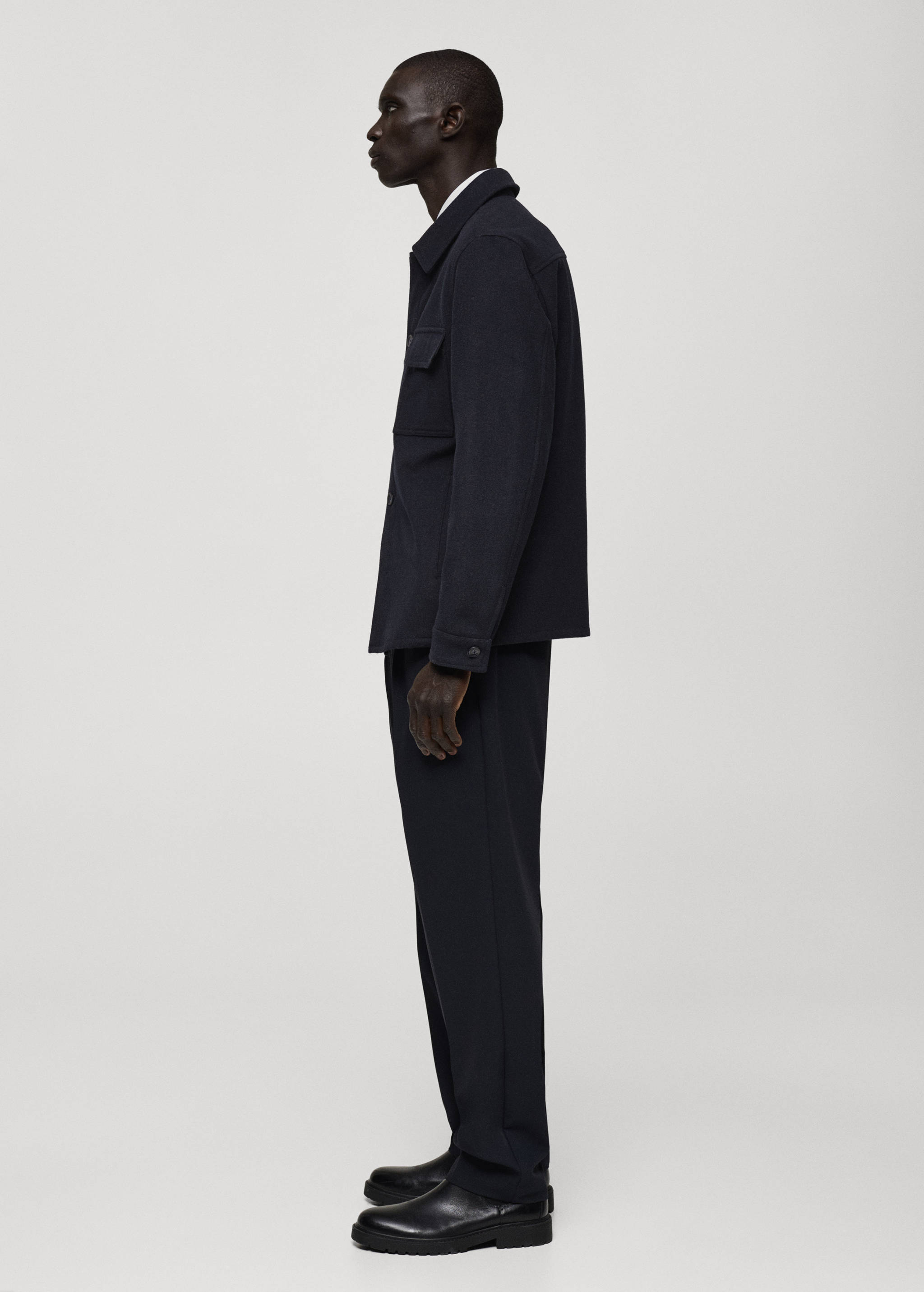 Flanellen overhemdjasje van een wolblend - Detail van het artikel 2