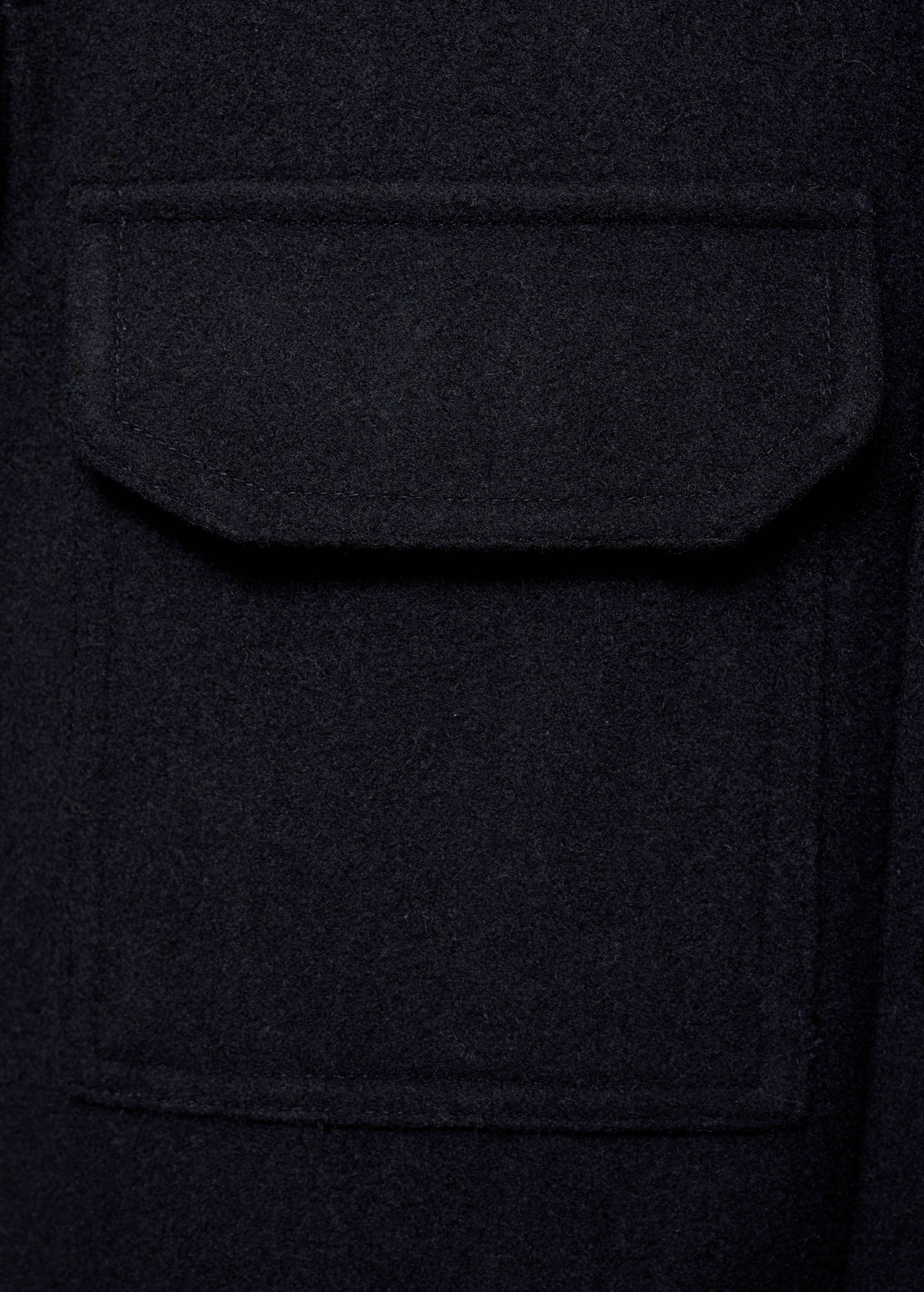 Flanellen overhemdjasje van een wolblend - Detail van het artikel 0