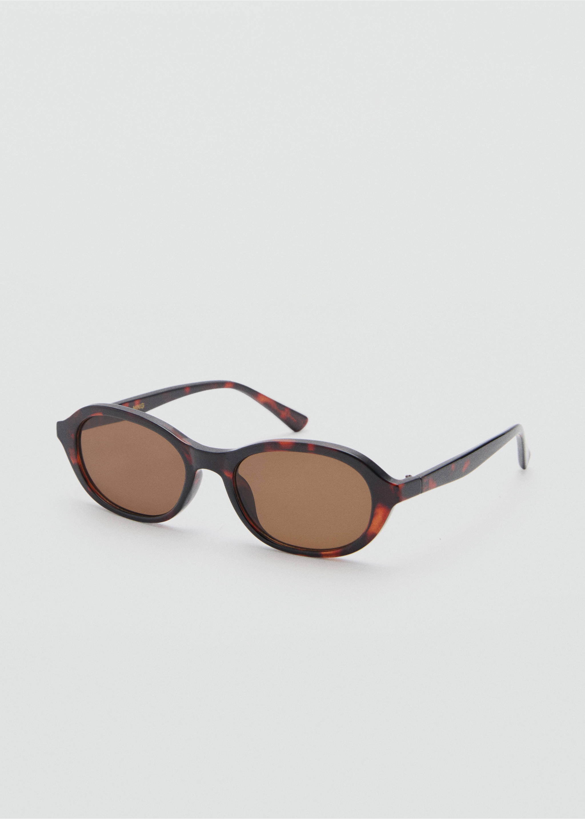 Gafas de sol montura ovalada - Plano medio, Chocolate. Ref: 87080575-00.