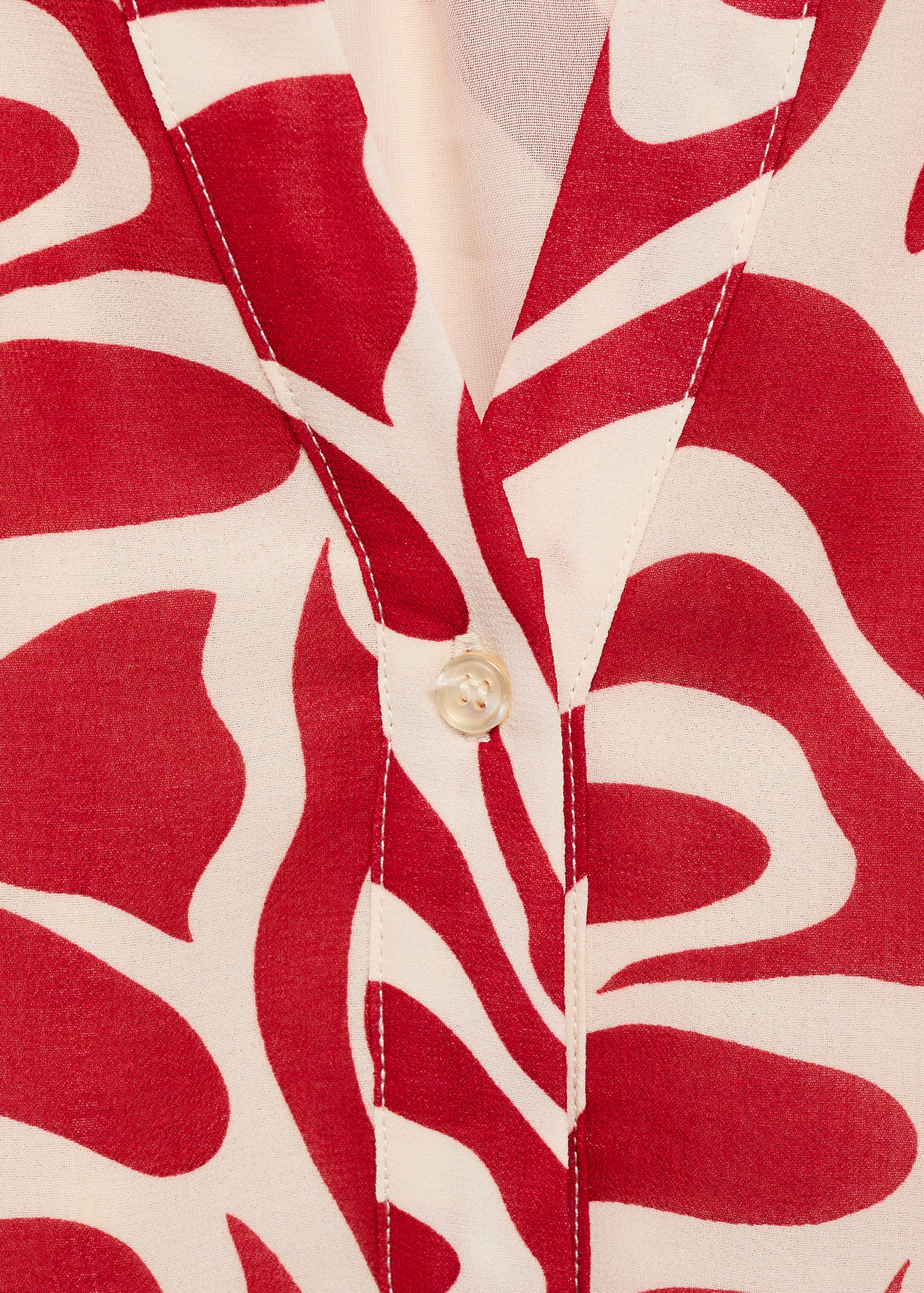 Ruffled printed dress - Details of the article 8