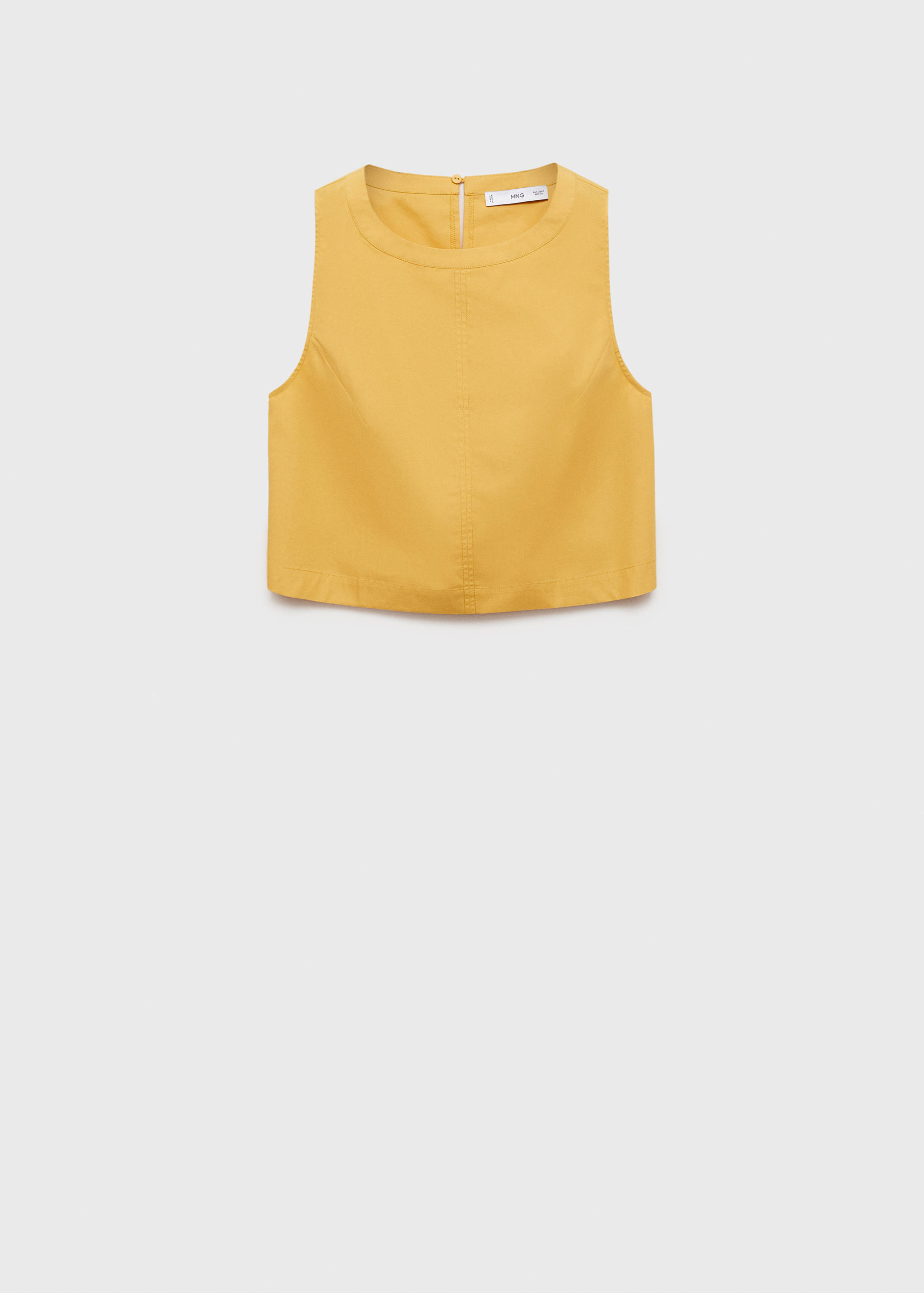 Cotton crop top - Article without model