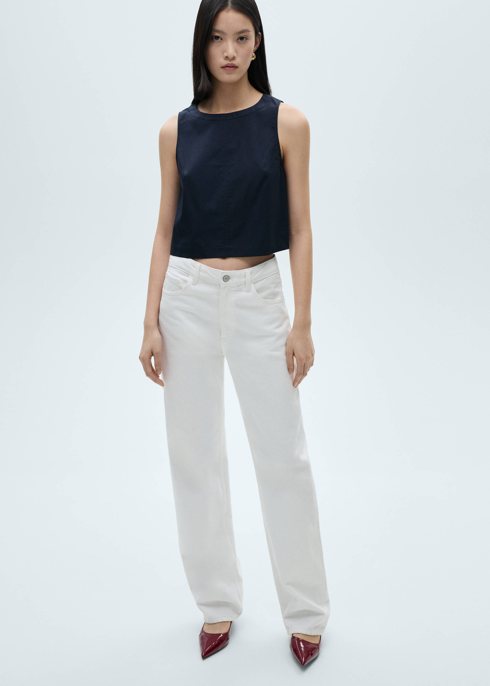 Cotton crop top - Details of the article 2