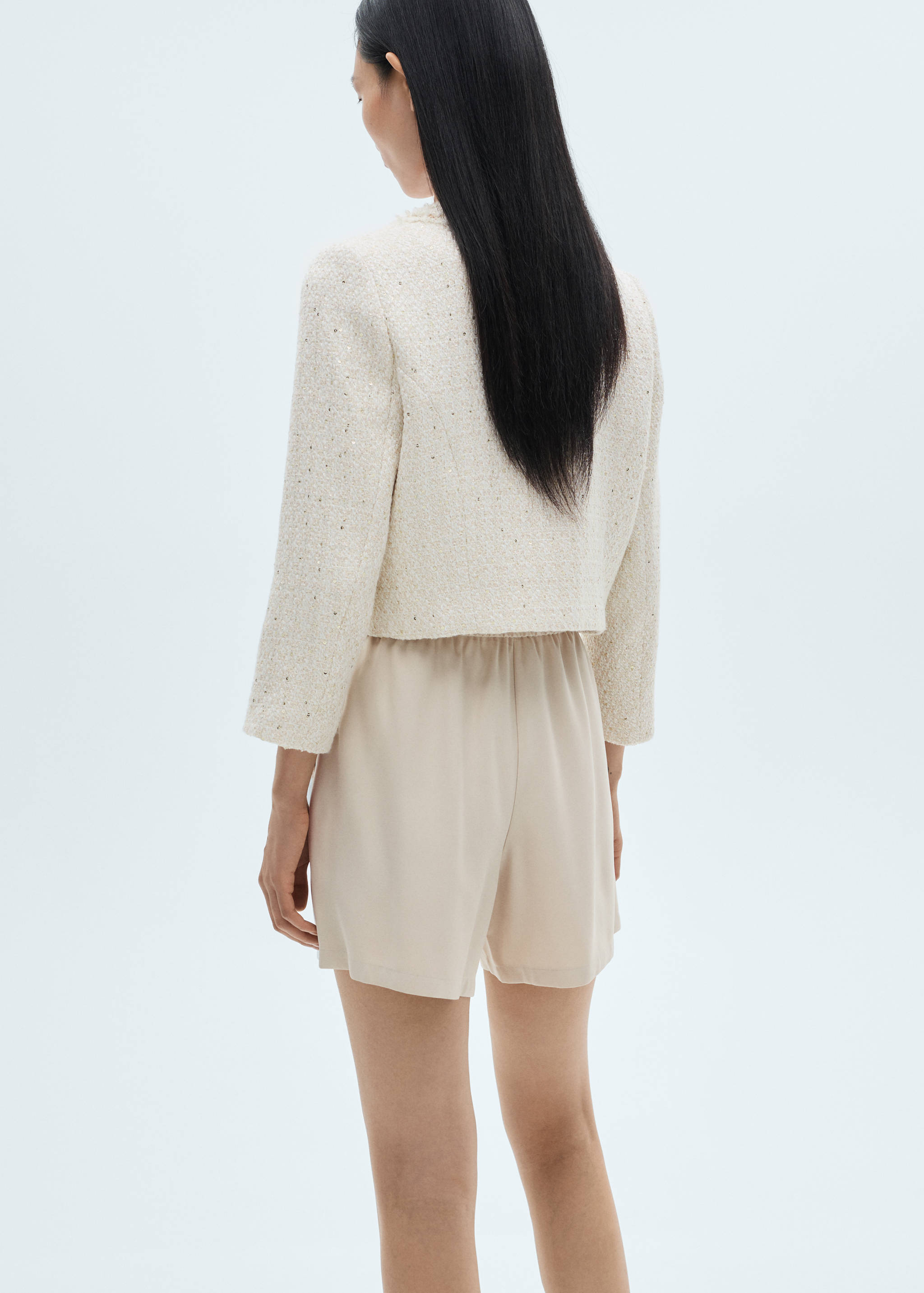 Elastic waist shorts - Reverse of the article