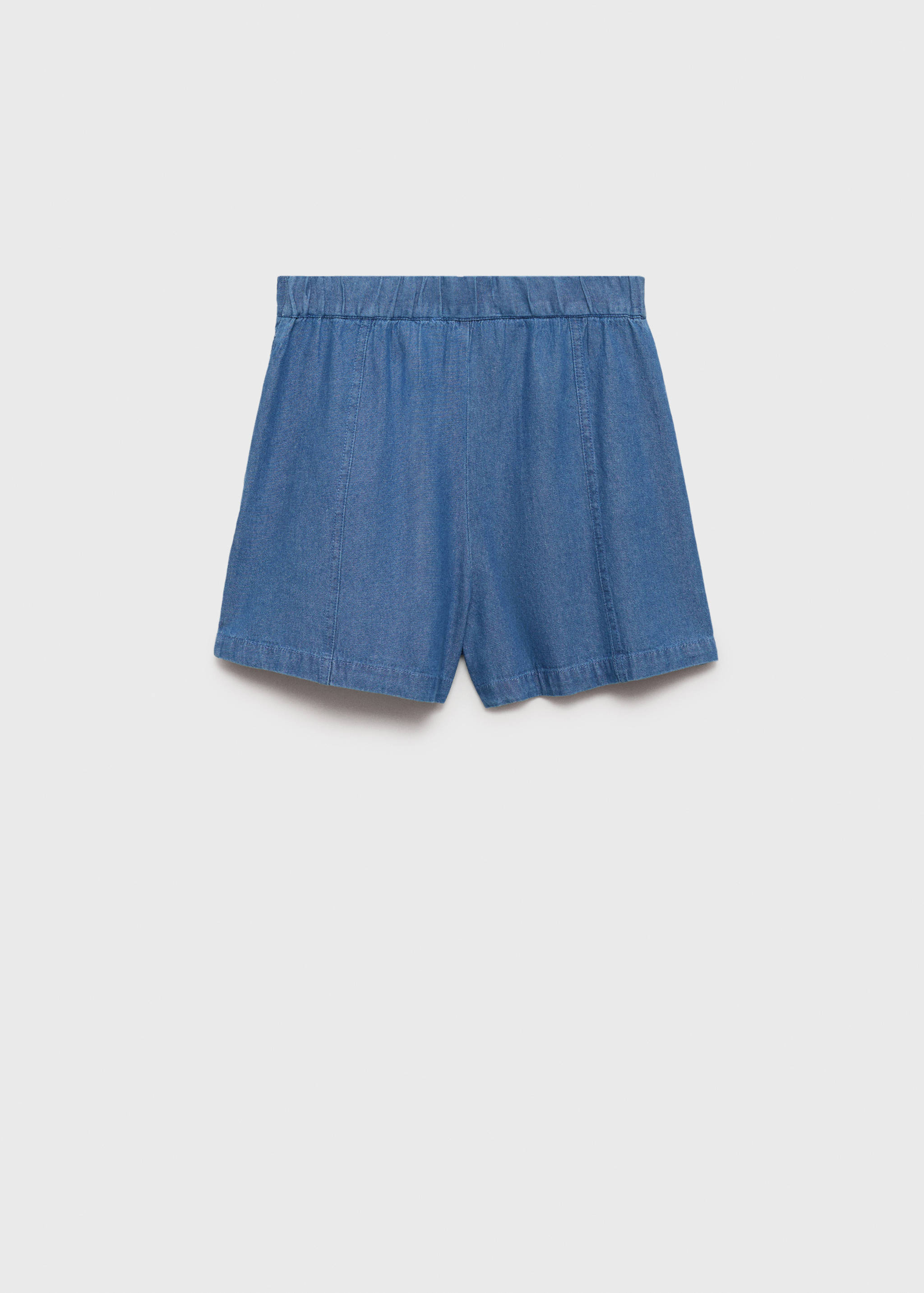 Denim shorts with zip - Article without model