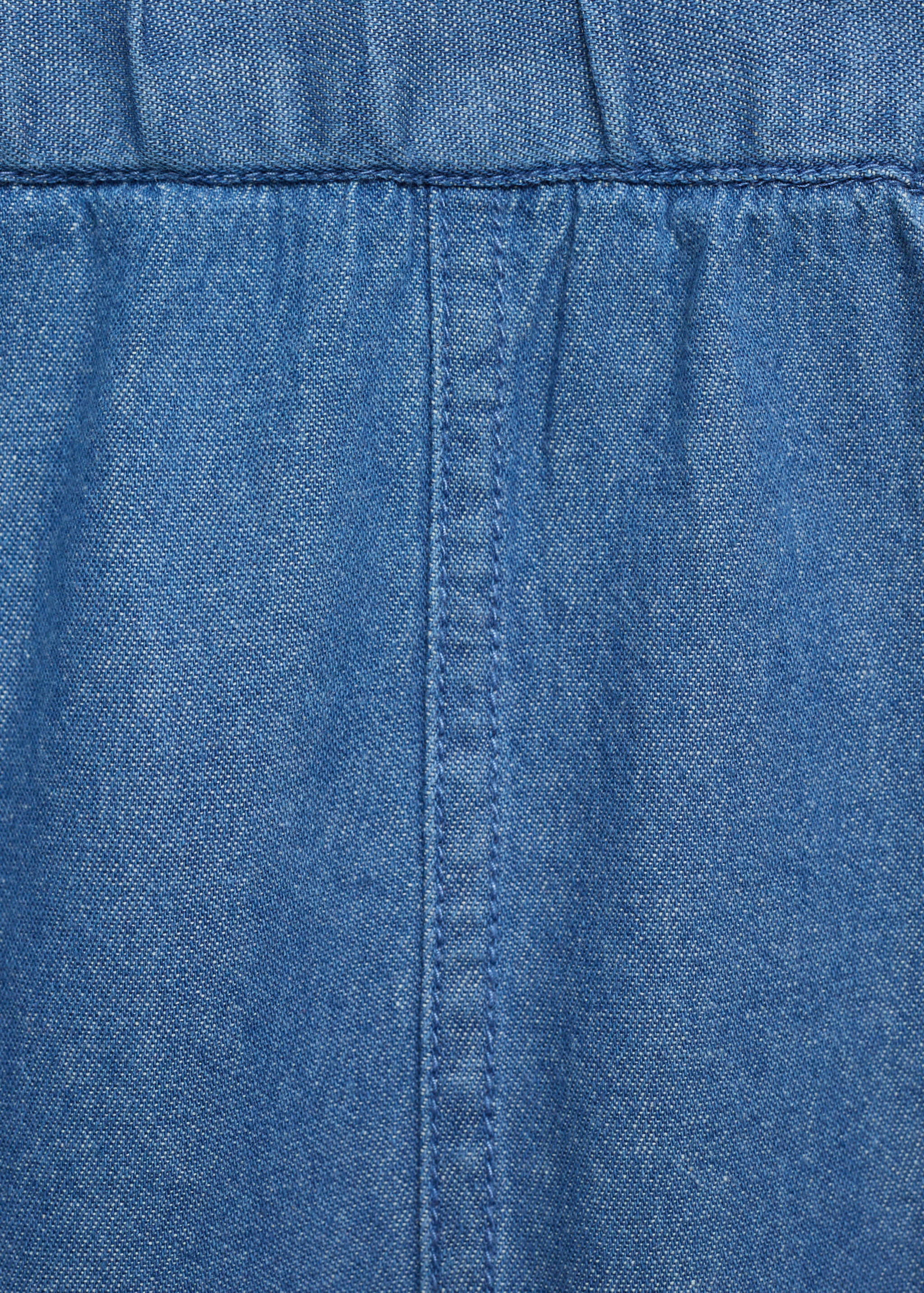 Denim shorts with zip - Details of the article 8