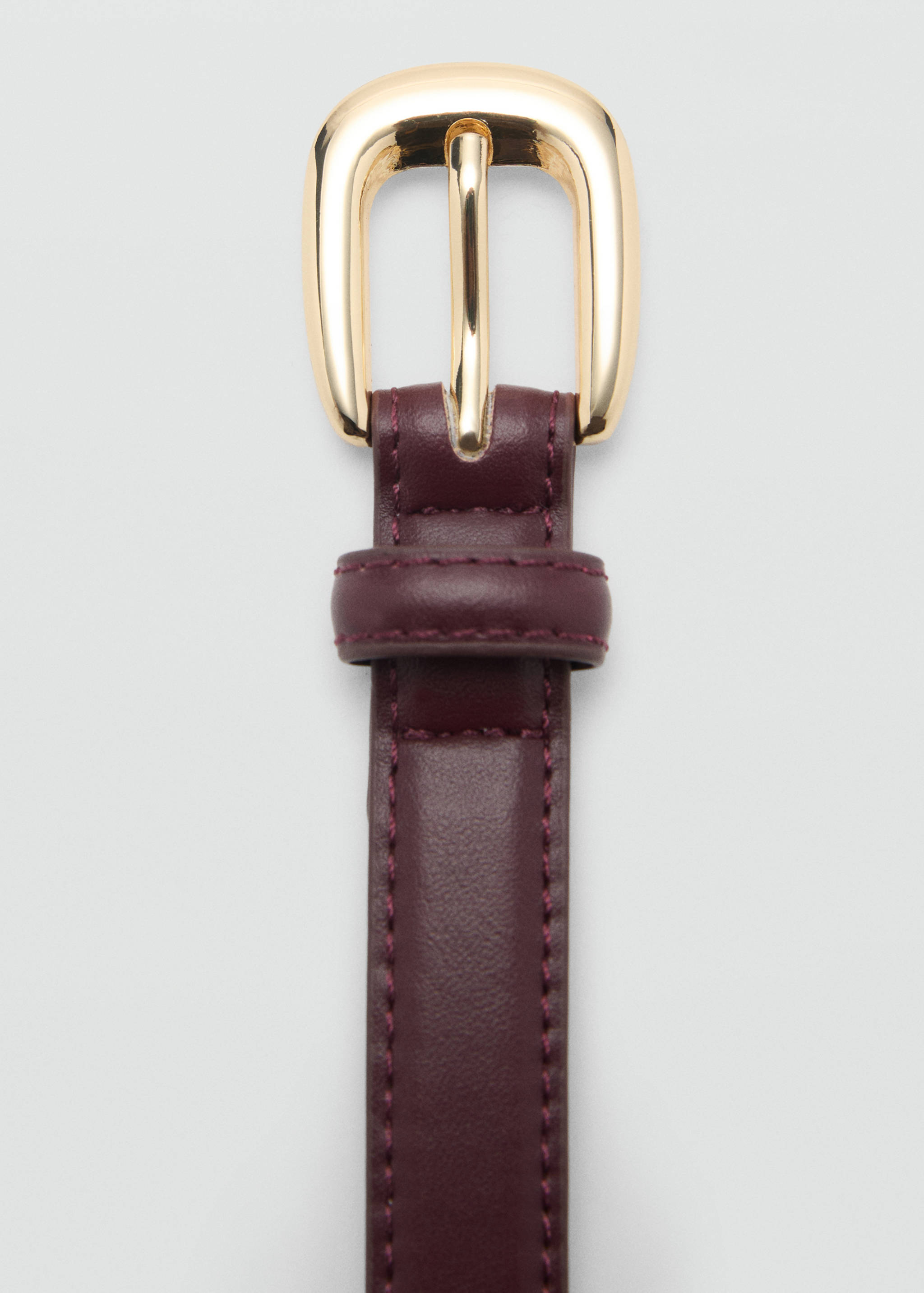 Skinny faux-leather belt - Details of the article 1