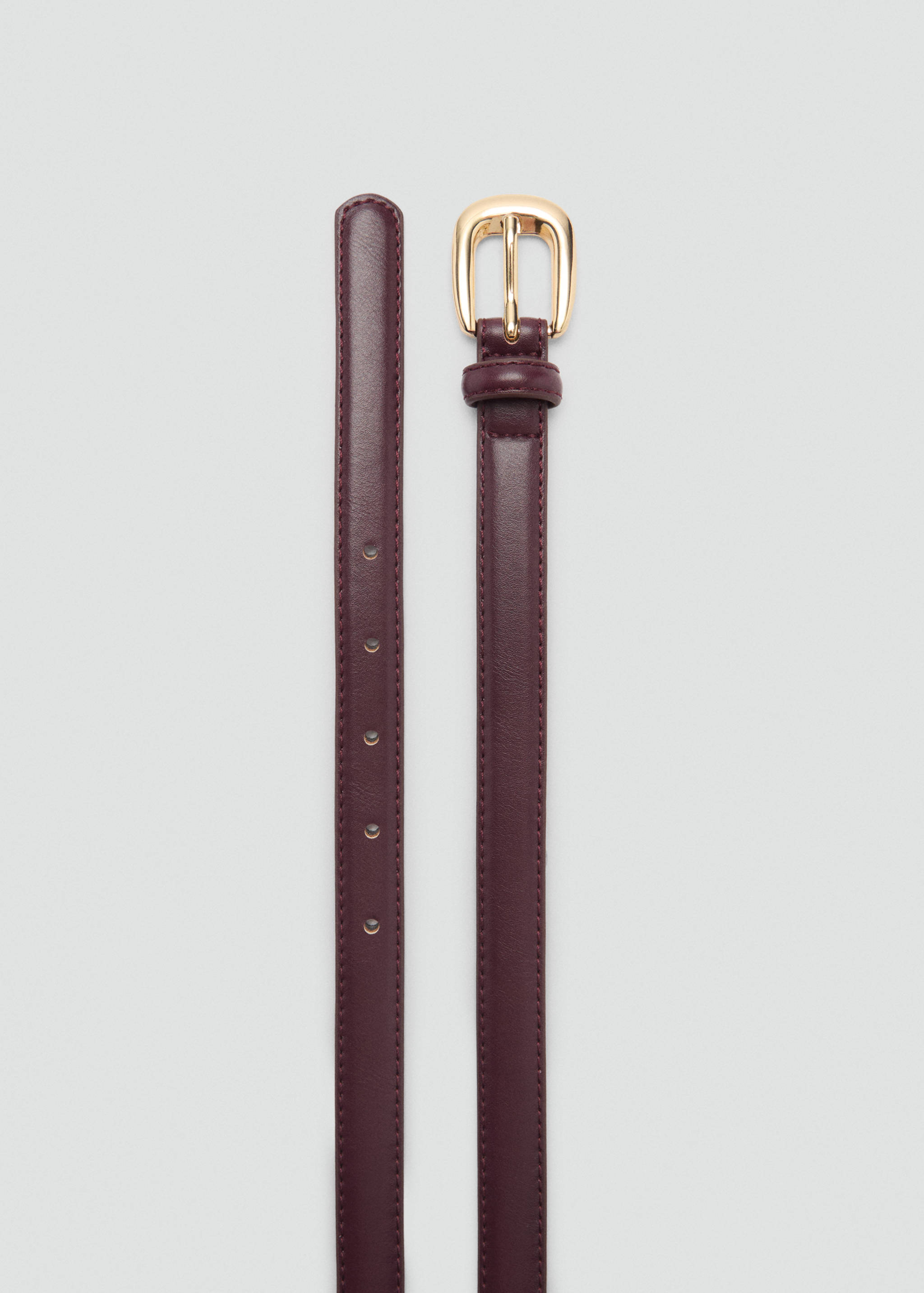 Skinny faux-leather belt - Details of the article 1