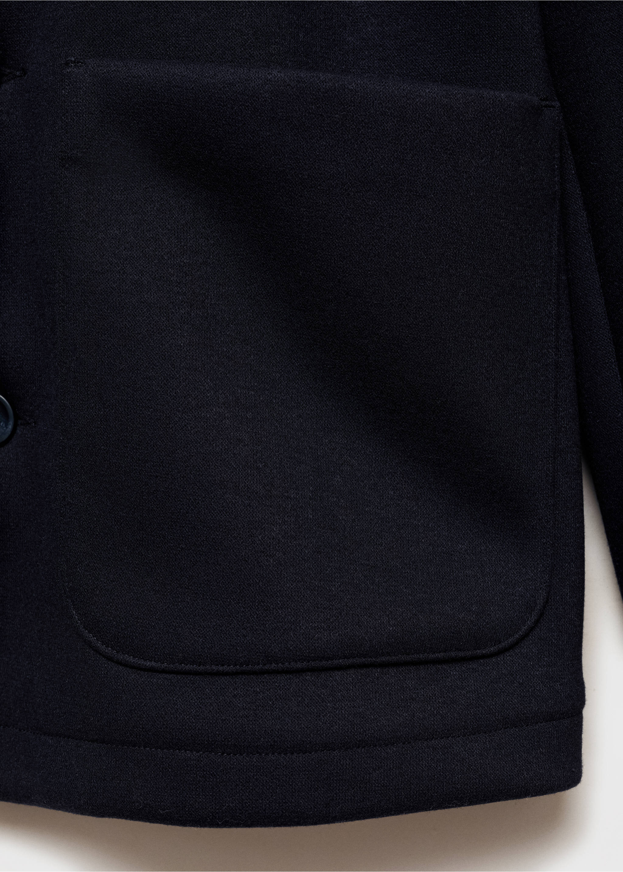 Regular-Fit-Overshirt mit Taschen - Detail des Artikels 0, Dunkles Marineblau. Ref: 87080594-00.