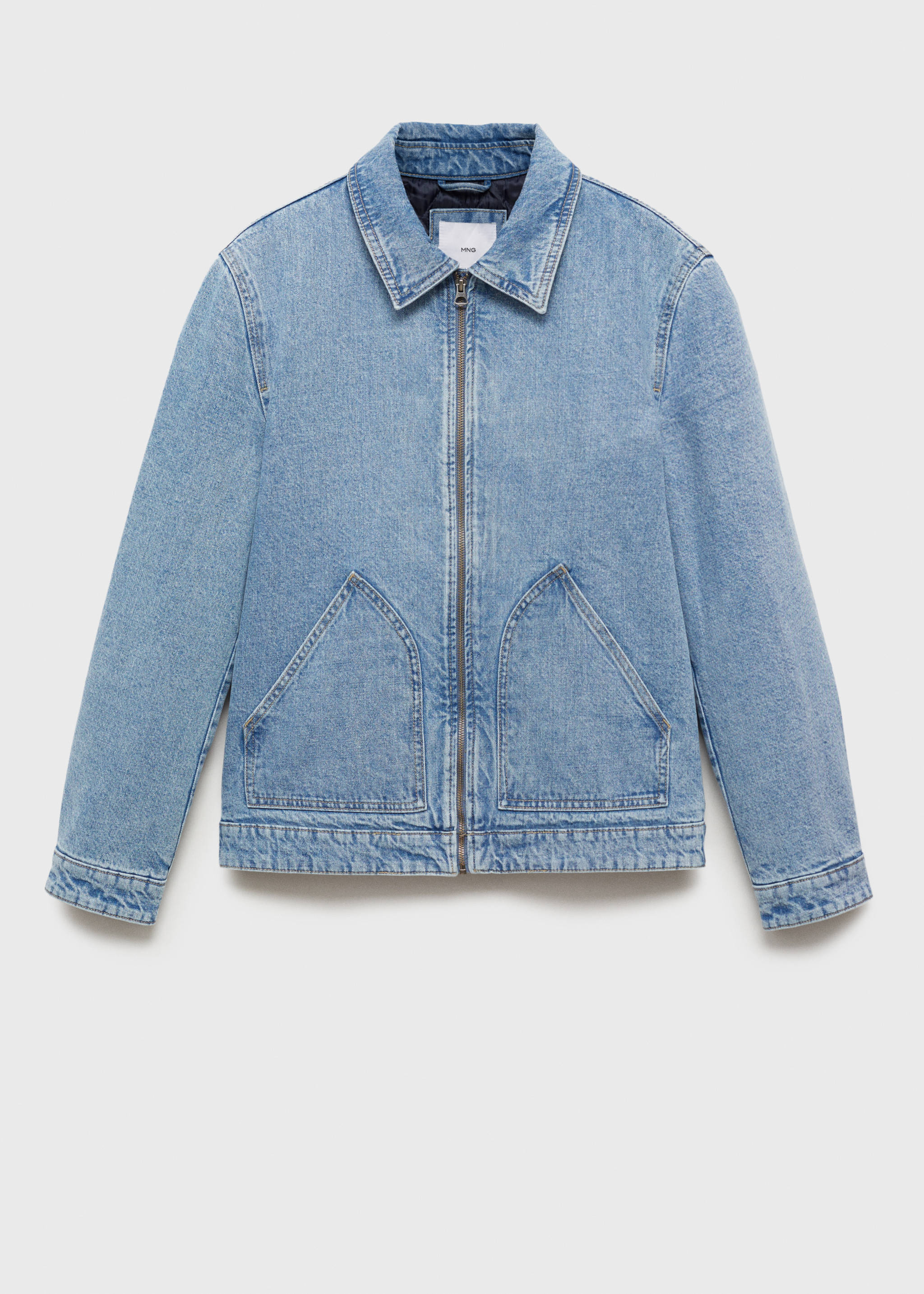 Gesteppte Jeansjacke - Artikel ohne Model