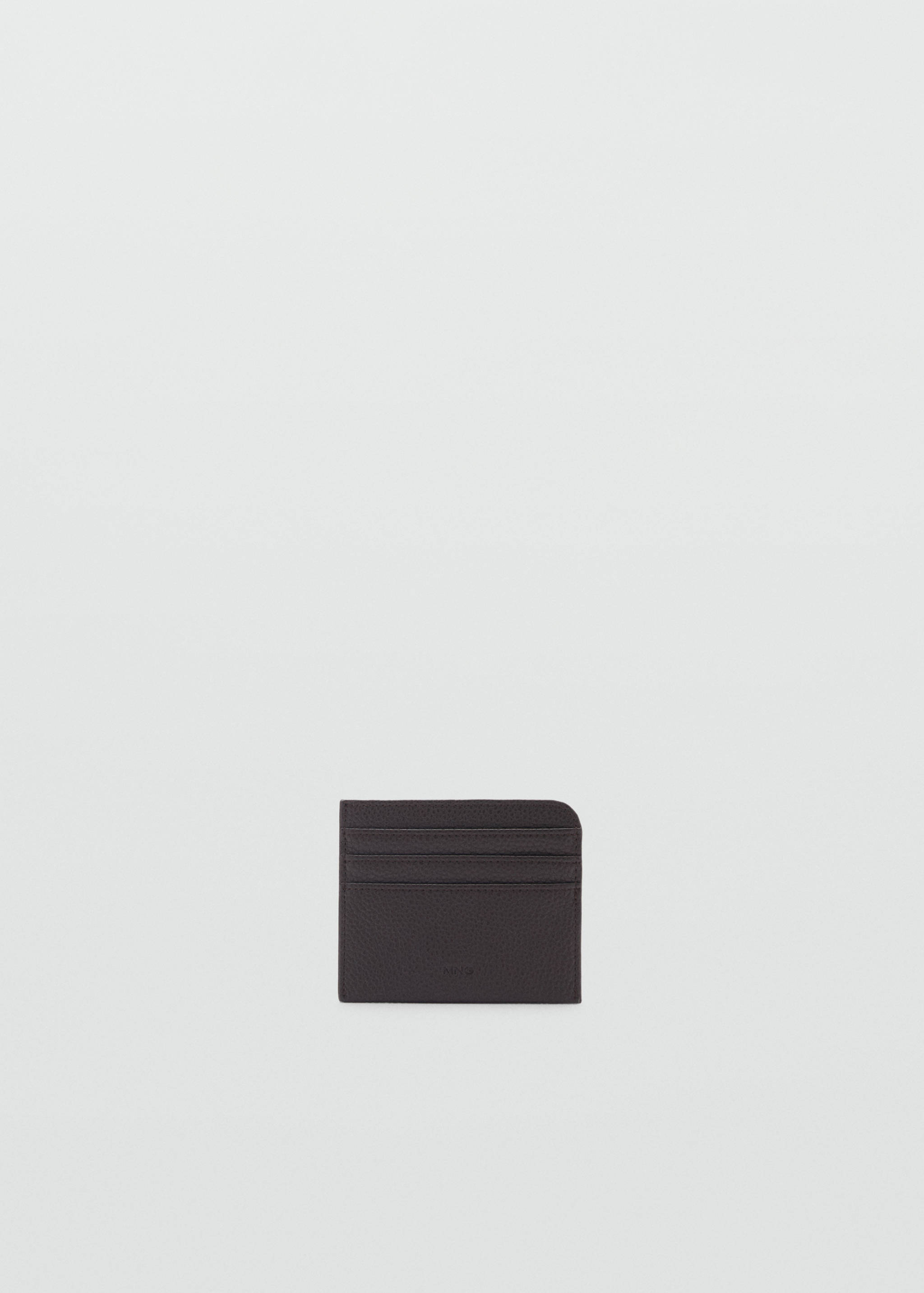 Kartenetui aus Narbenleder - Artikel ohne Model