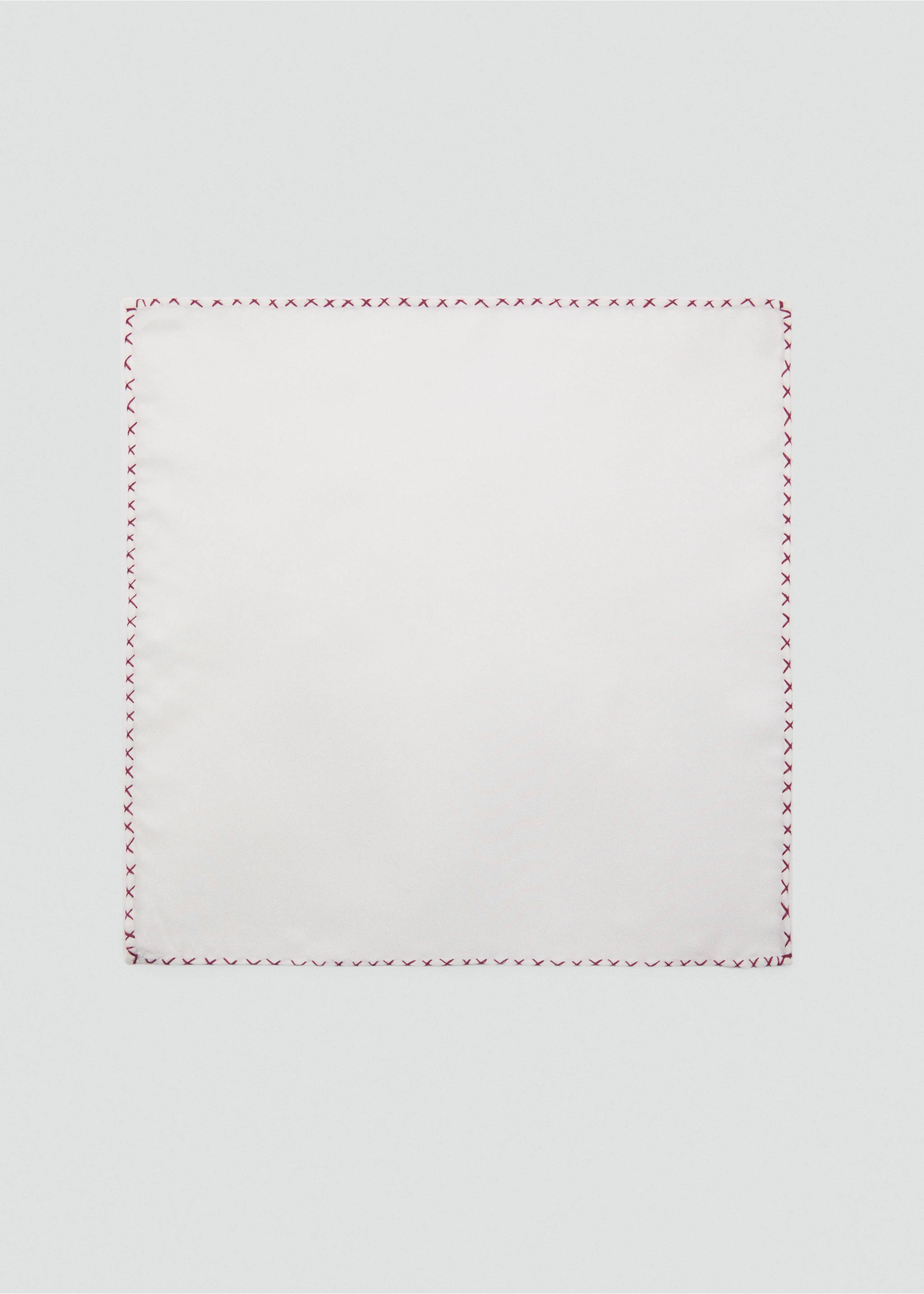 Mocador butxaca 100% seda brodats - Article sense model, Bordeus. Ref: 87080606-00.