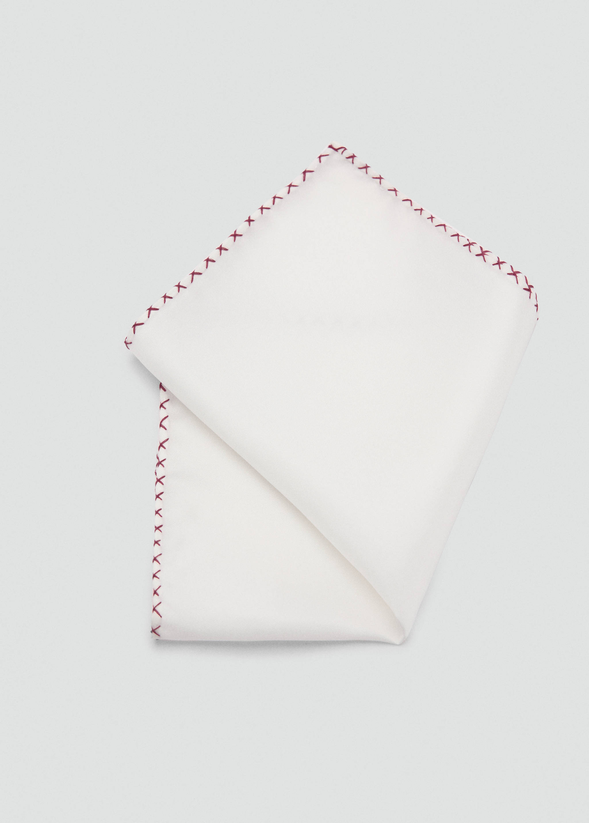 Mocador butxaca 100% seda brodats - Detall de l'article 1