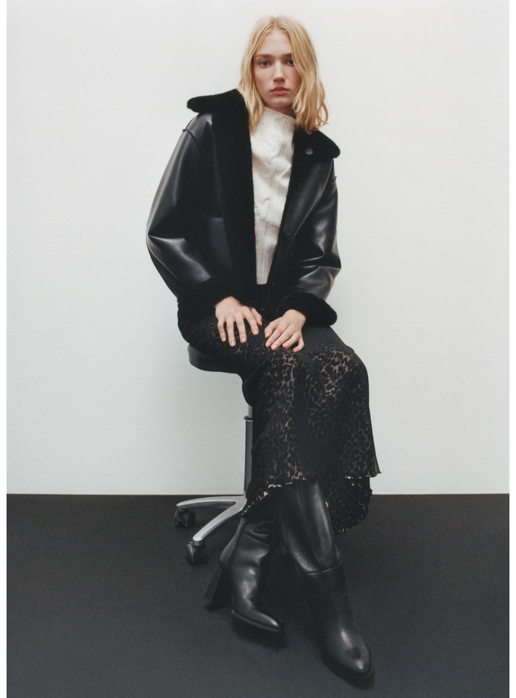 Ausgestellter Rock mit Leopardenmuster - Detail des Artikels 6