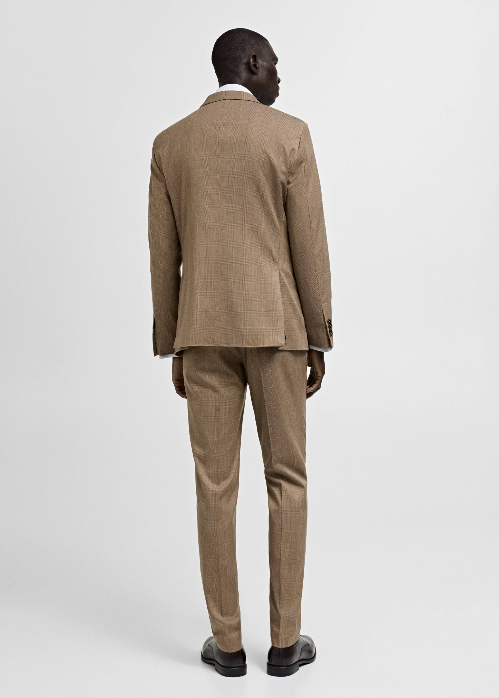 Milan Prince of Wales check suit blazer - Reverse of the article