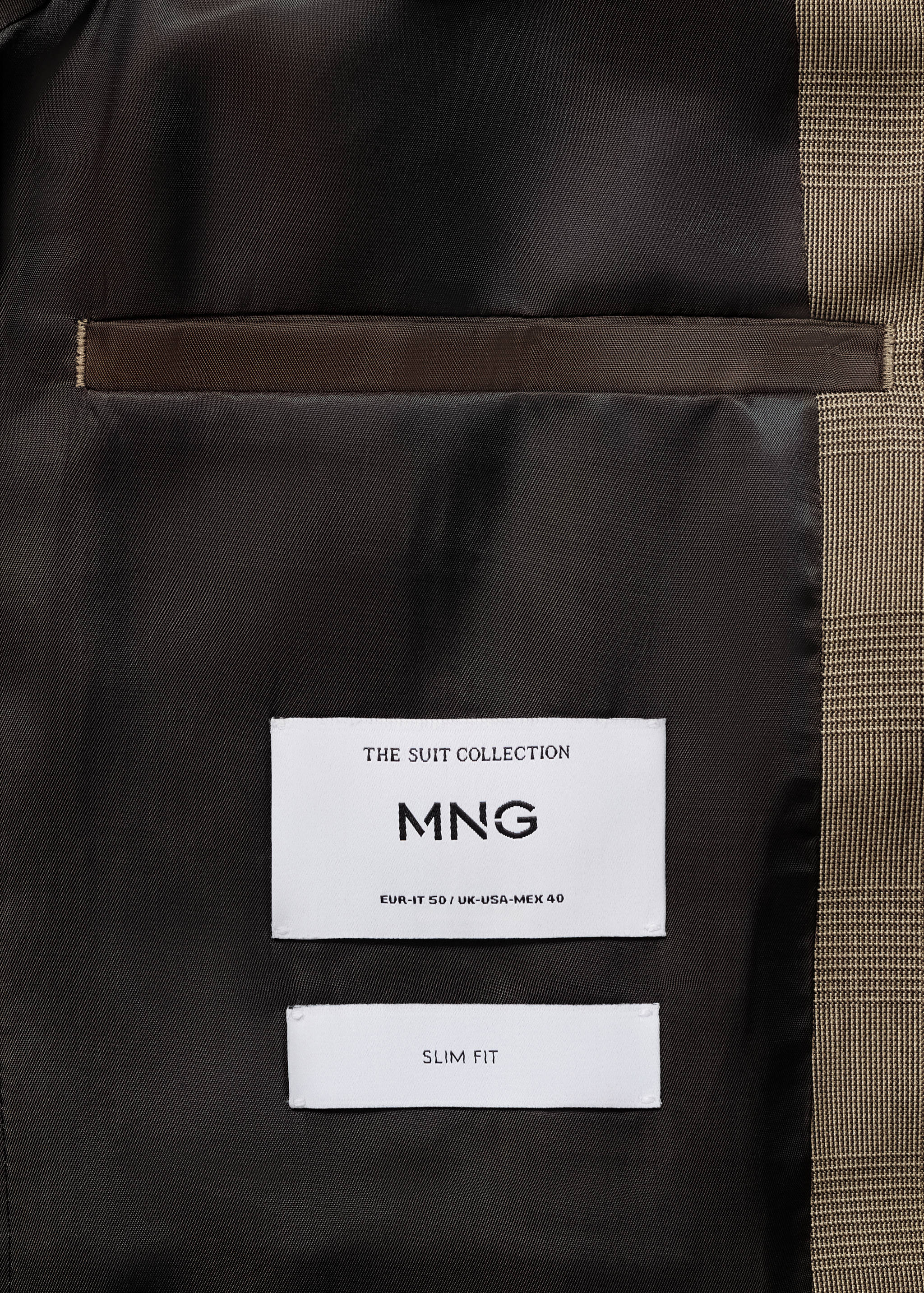 Milan Prince of Wales check suit blazer - Details of the article 0