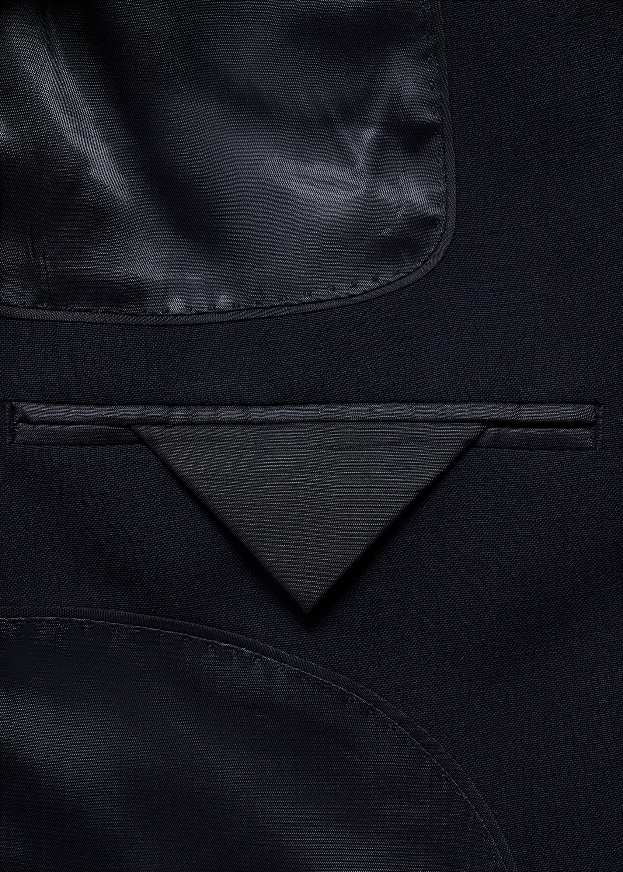 Turin 100% wool suit jacket - Details of the article 0, Dark Navy. Ref: 87080613-00.