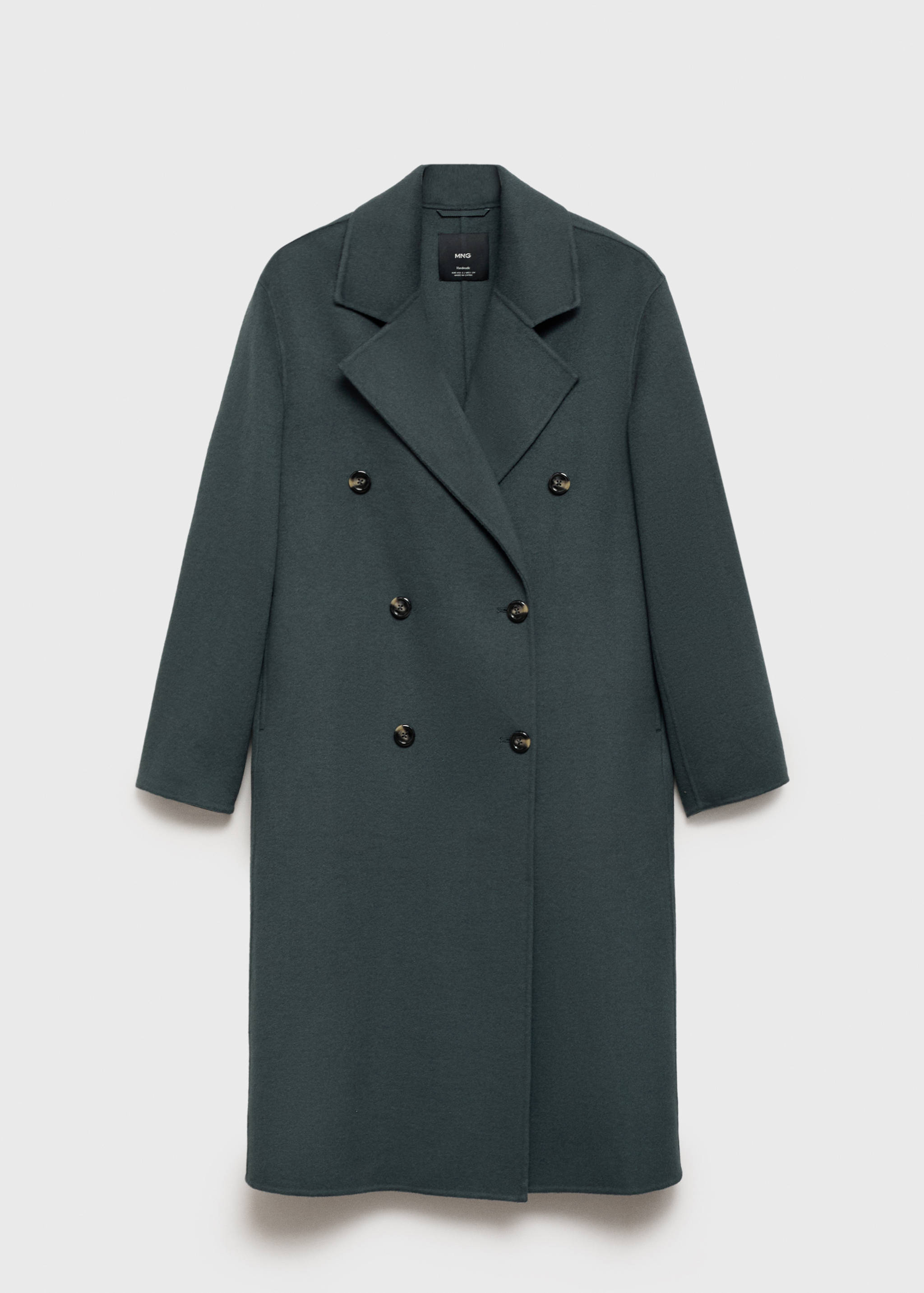 Palton de lână handmade oversize - Articol fără model