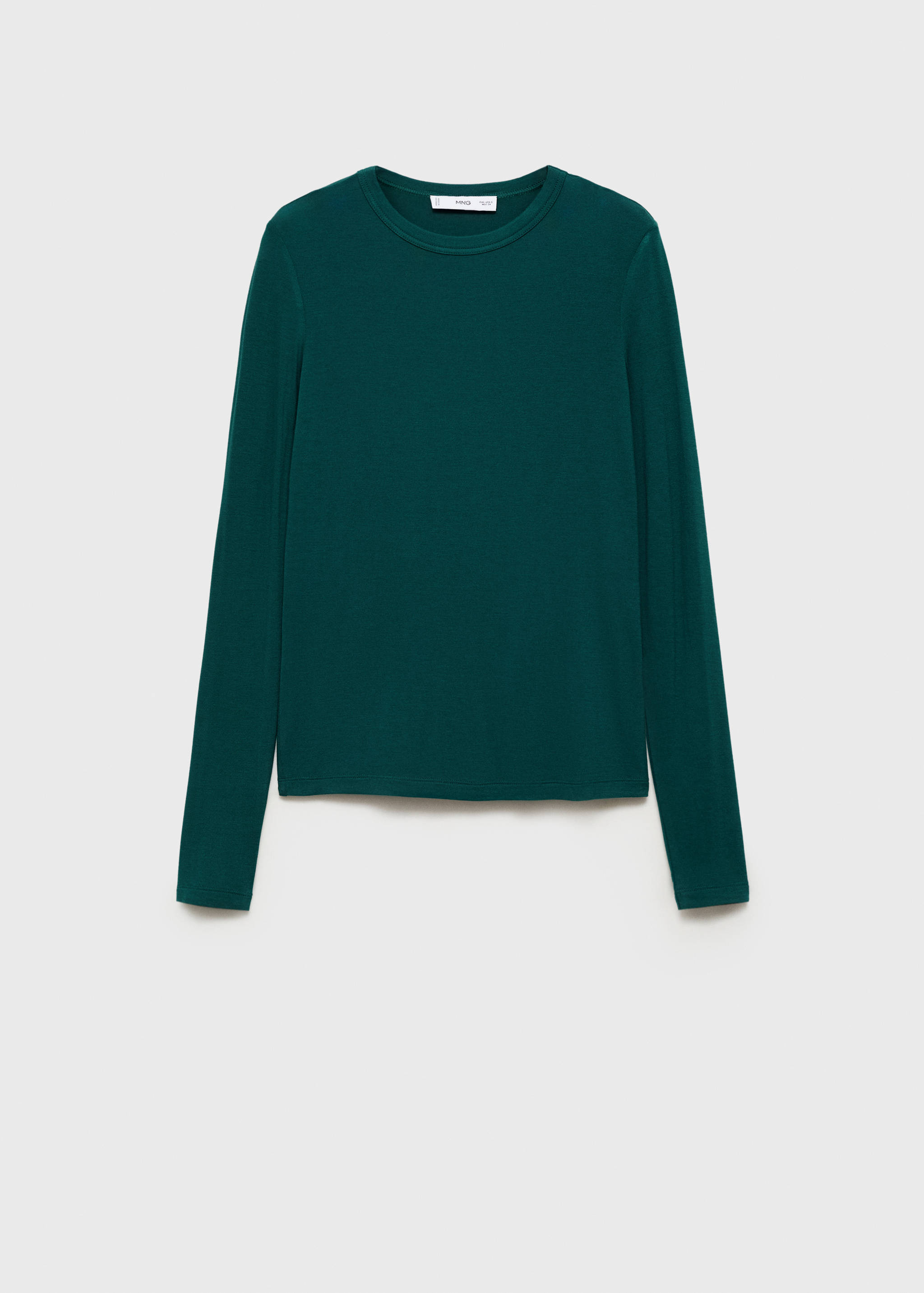 Round-neck long-sleeved t-shirt - Article without model