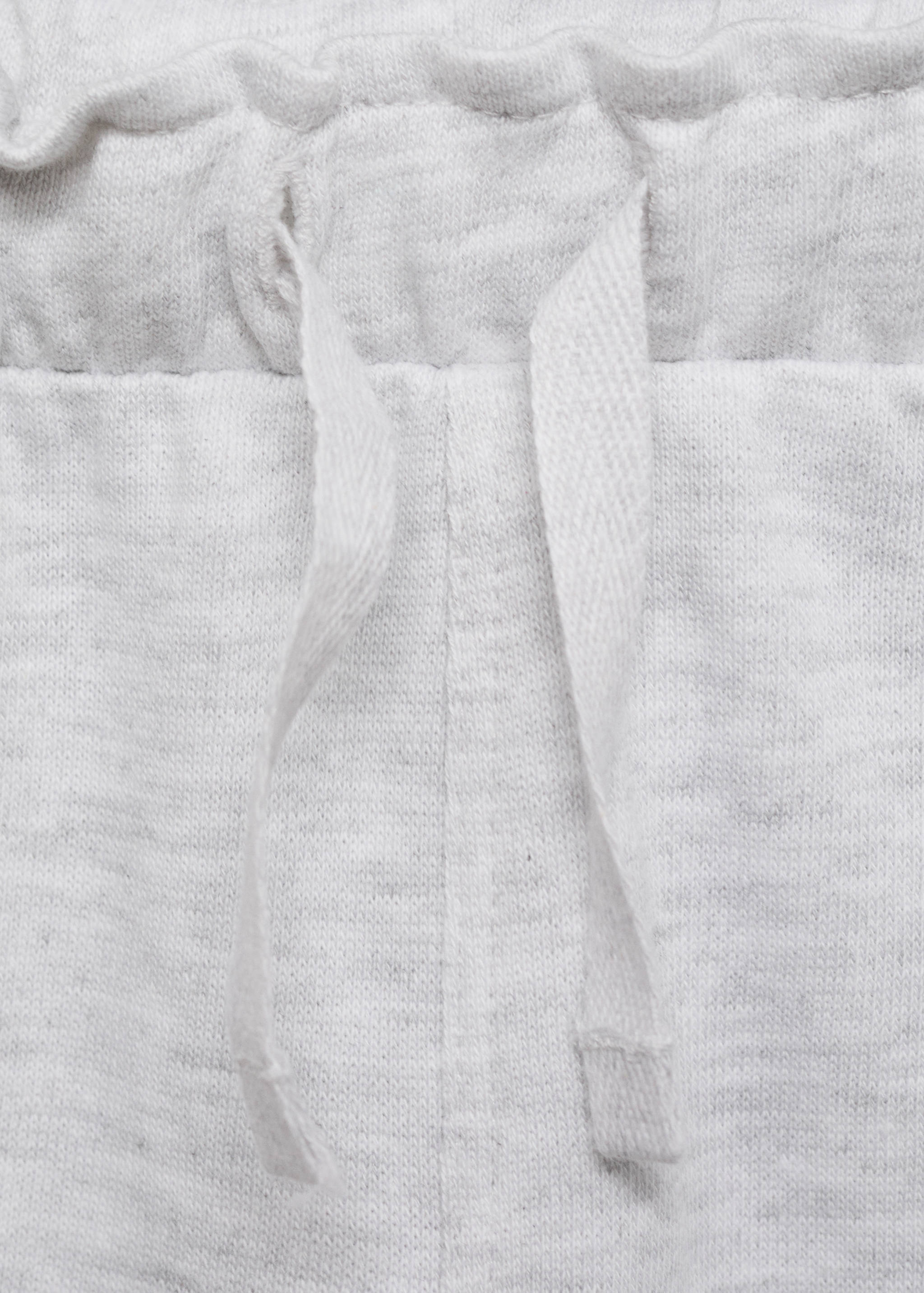 Elastic waist cotton trousers - Details of the article 8