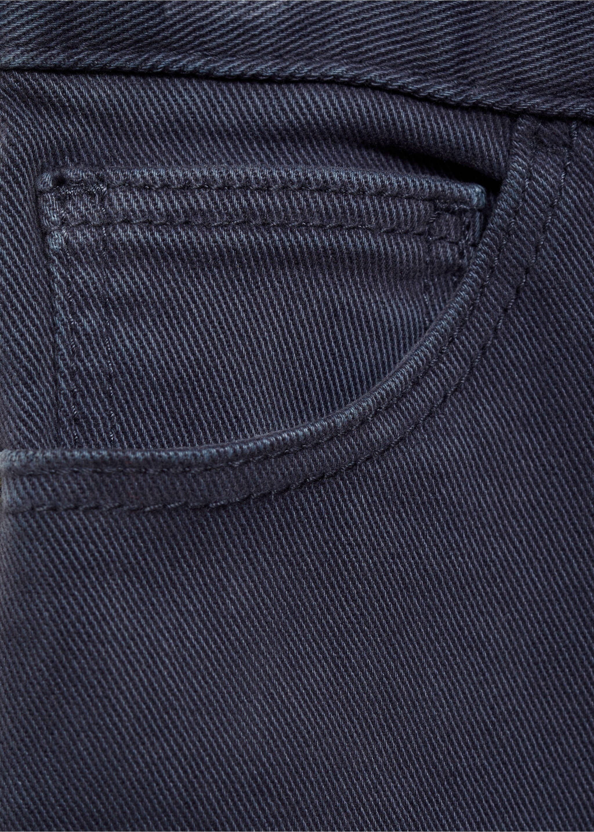 Jeans rectos algodón - Detalle del artículo 0, Azul marino oscuro. Ref: 87080622-00.