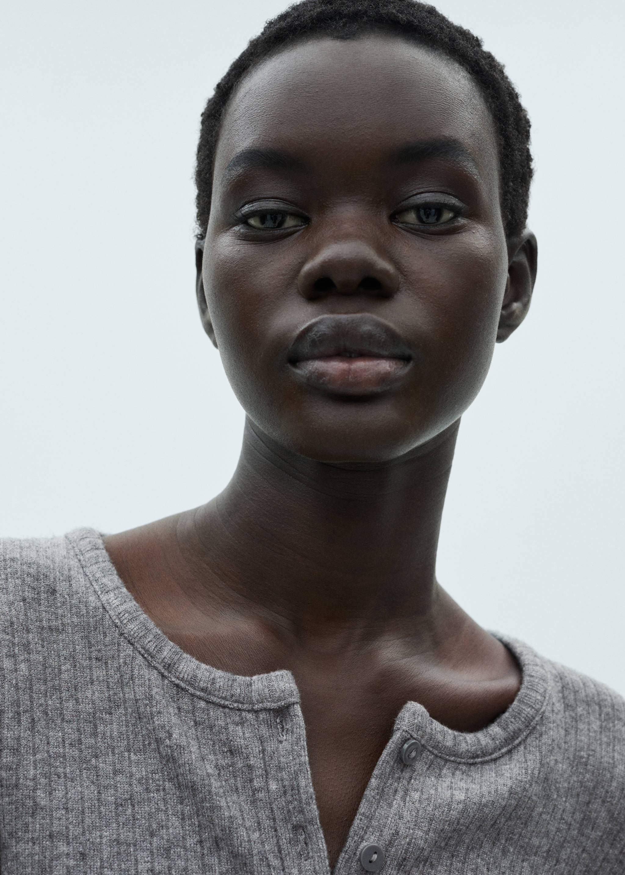 Cárdigan canalé botones - Detalle del artículo 1