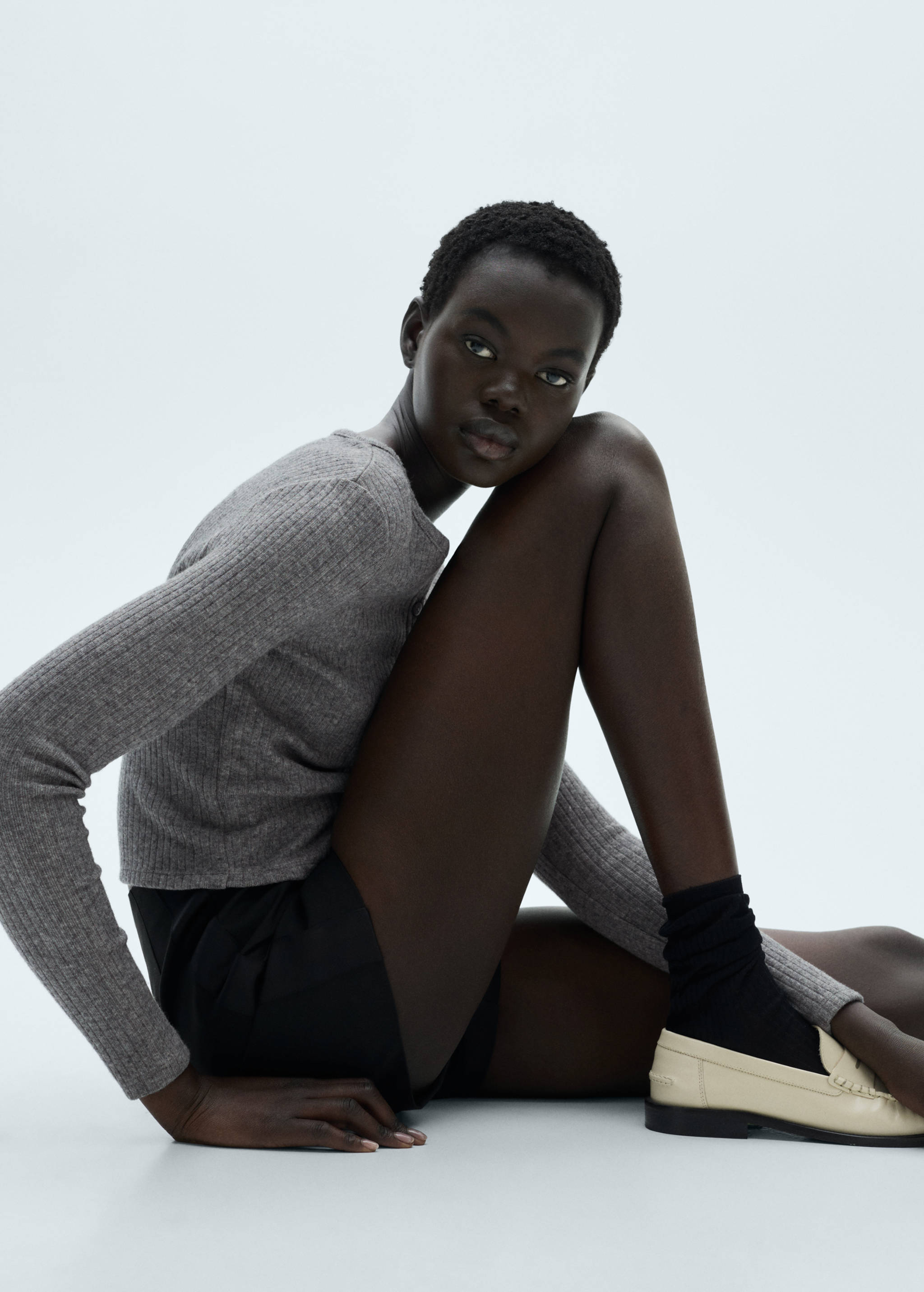 Cárdigan canalé botones - Detalle del artículo 2