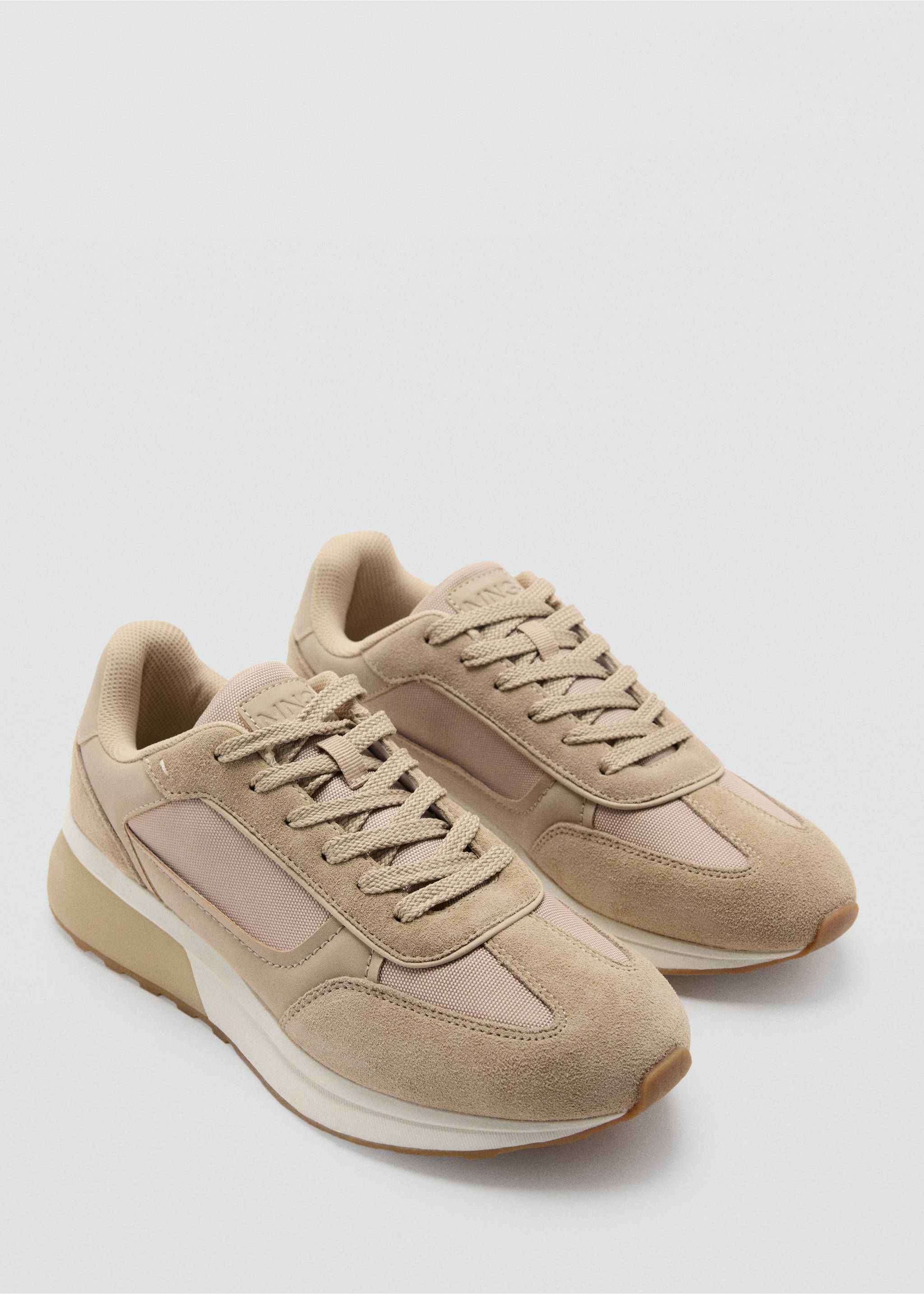 TRAINERS UNIRULE - Medium plane, Beige. Ref: 87080631-00.