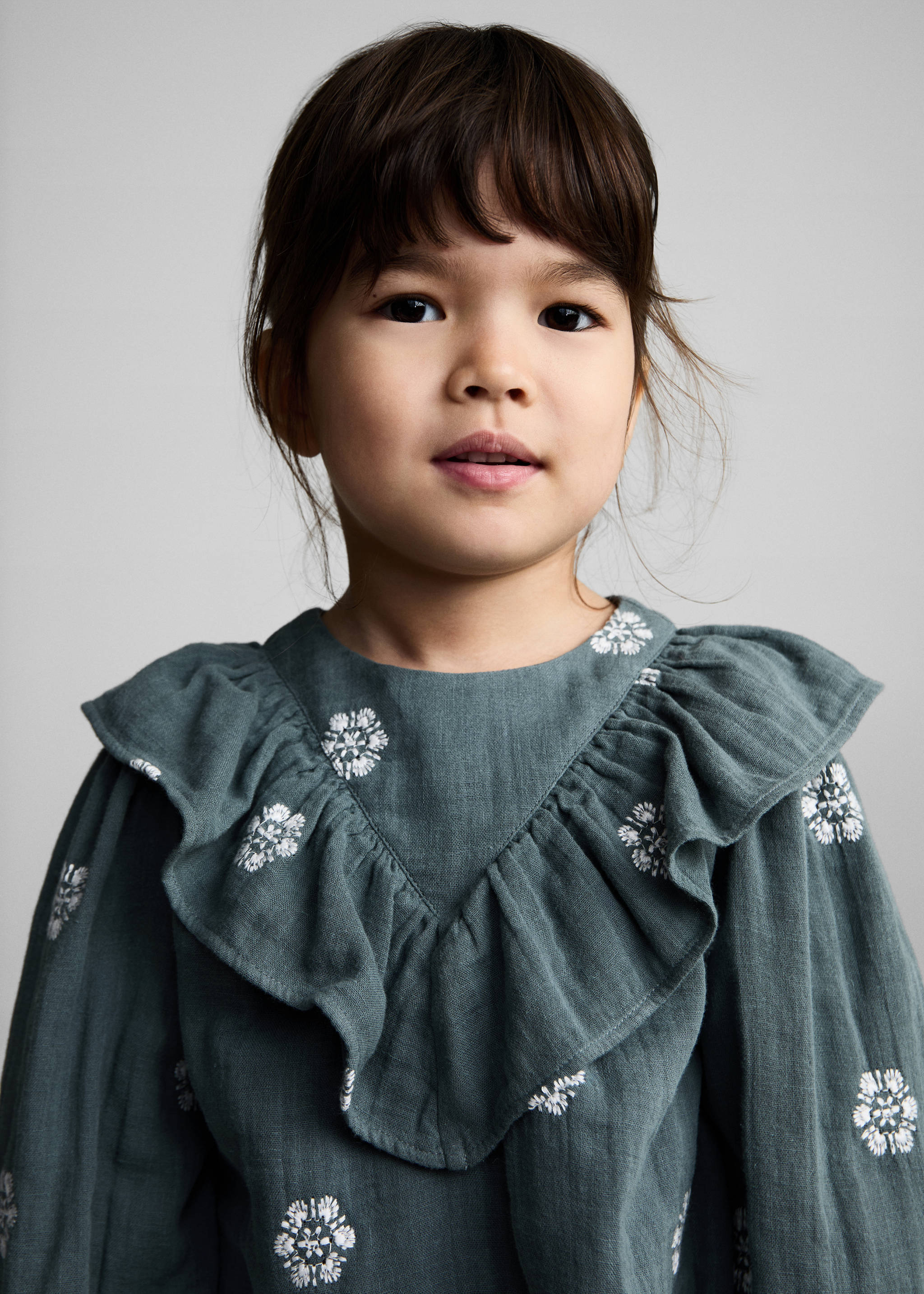 Bedrukte blouse met ruches - Detail van het artikel 1